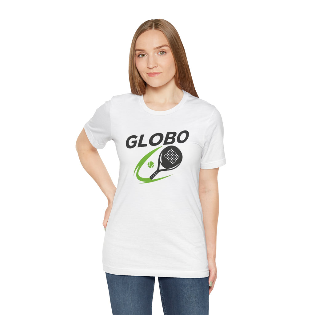 T-shirt Padel Originale Minimal "Globo" Satellite Logo