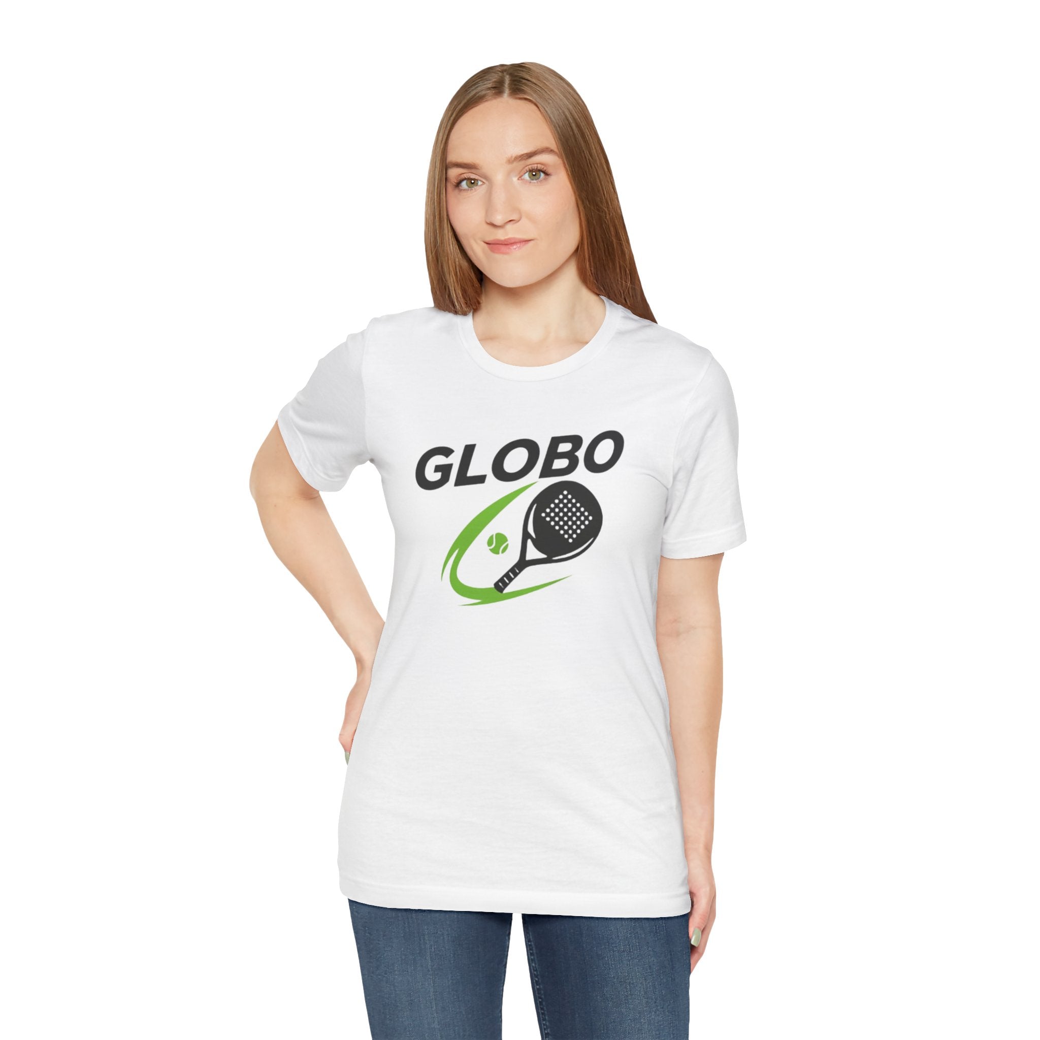 T-shirt Padel Originale Minimal "Globo" Satellite Logo