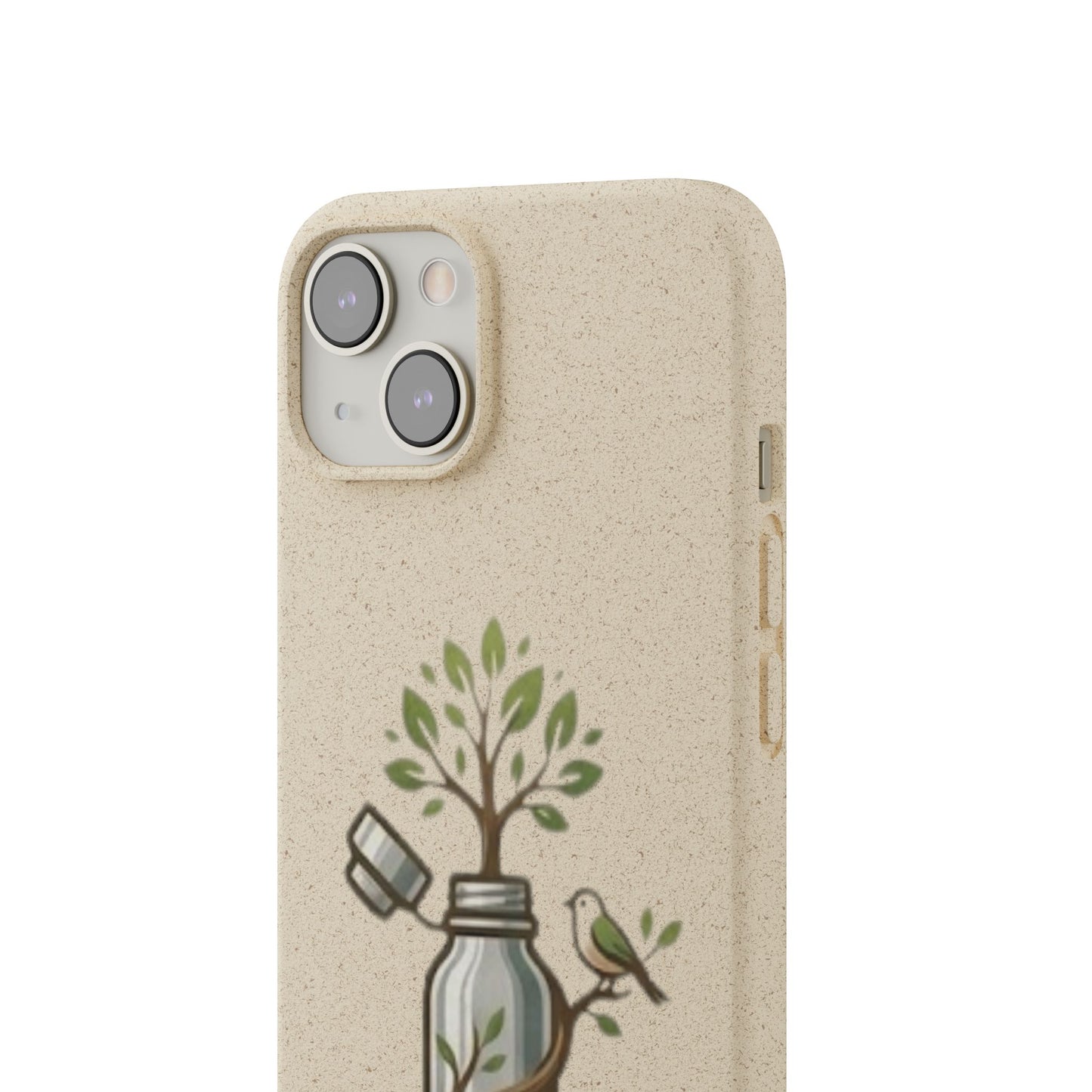 Cover Bio Originale "Rinascita Naturale" - Custodia MagSafe in Bambù & PLA