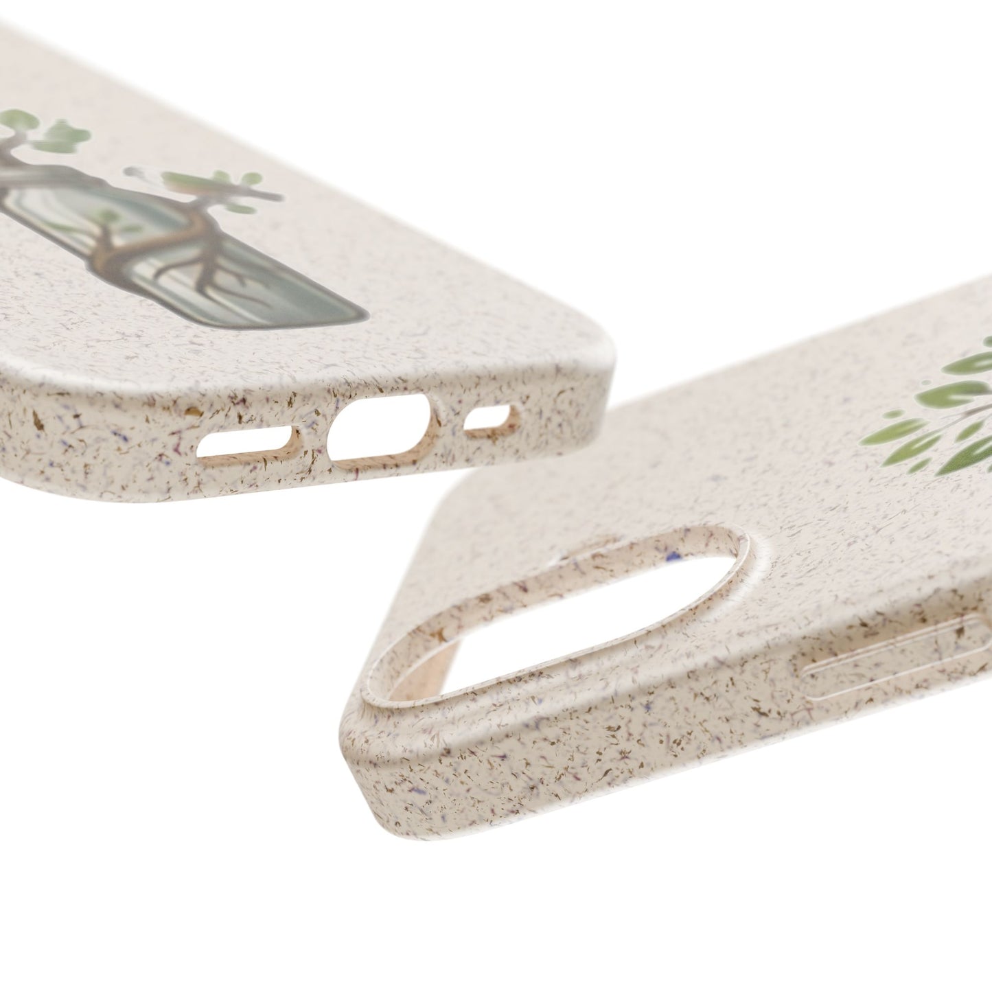 Cover Bio Originale "Rinascita Naturale" - Custodia MagSafe in Bambù & PLA