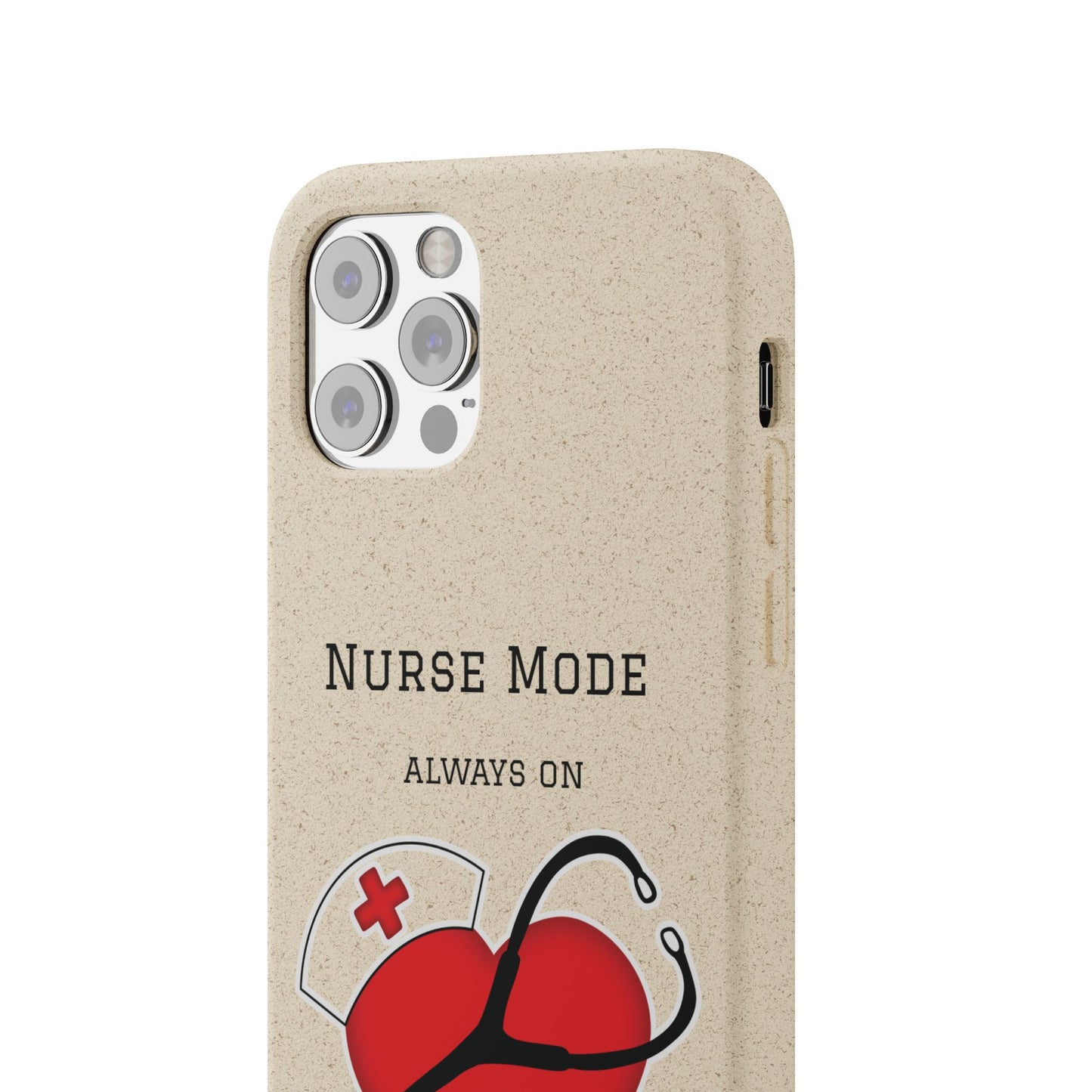Cover Bio iPhone "Nurse Mode" (Always On) | Custodia Biodegradabile Infermiera & Dottoressa