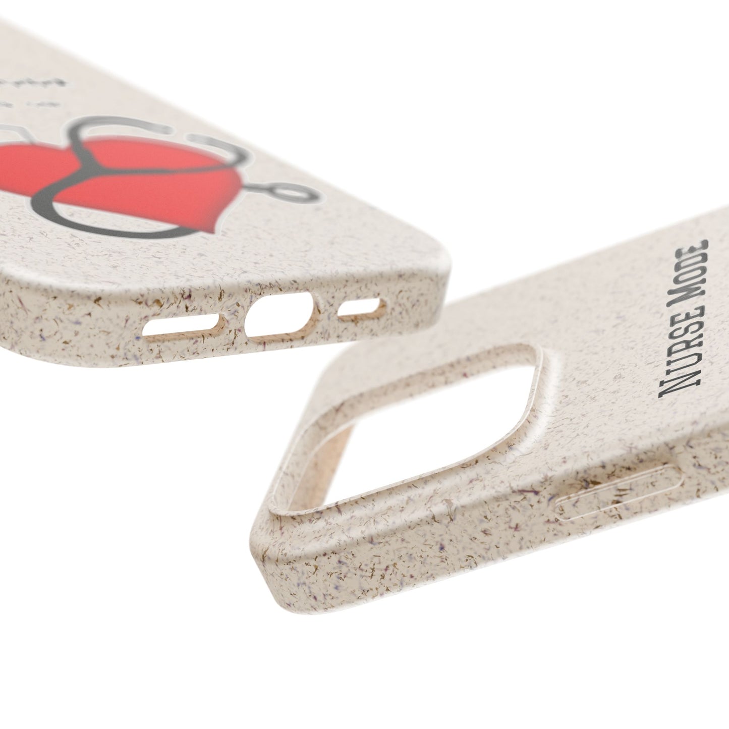 Cover Bio iPhone "Nurse Mode" (Always On) | Custodia Biodegradabile Infermiera & Dottoressa