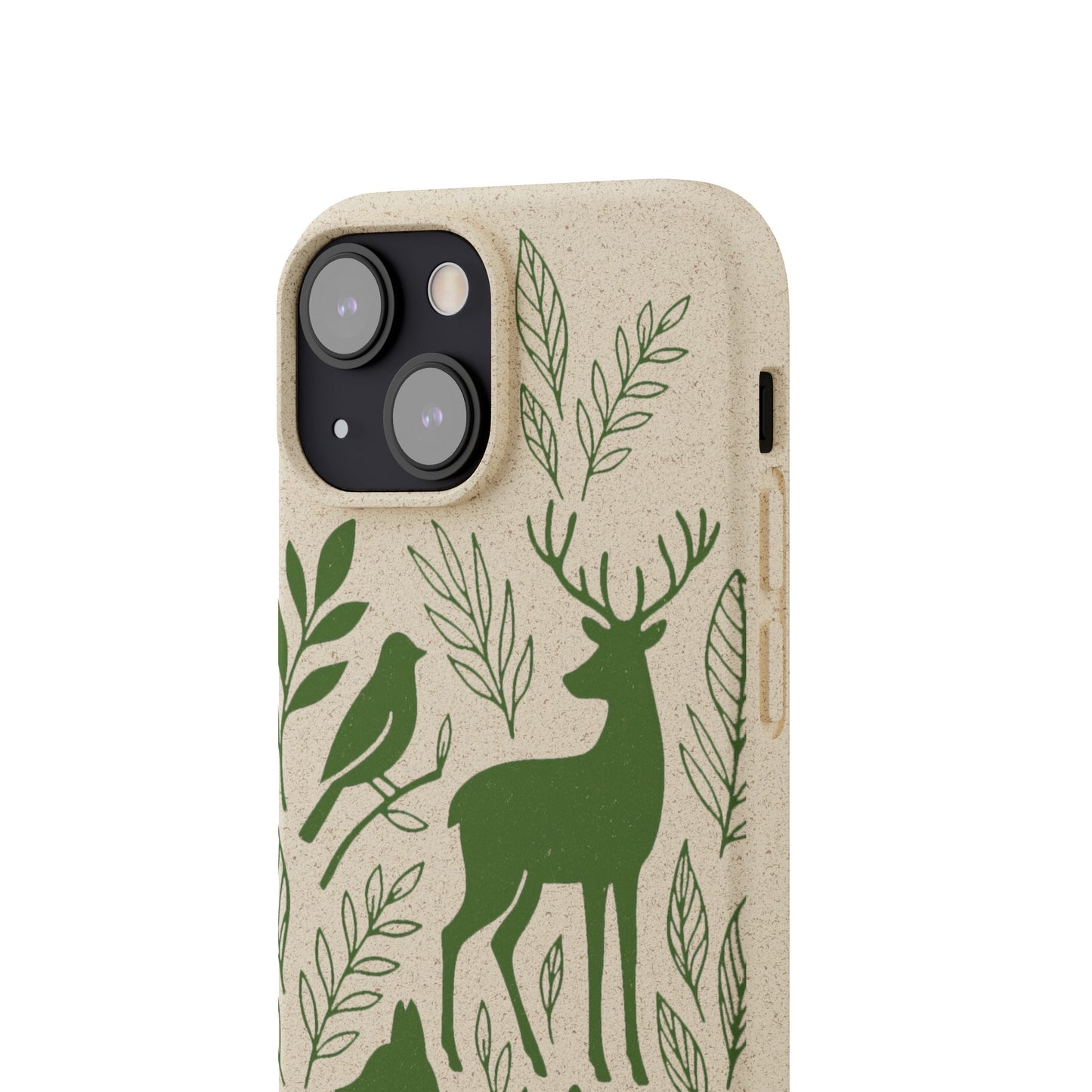 Cover Bio Originale "Animali del Bosco" - Custodia Eco in Bambù & PLA