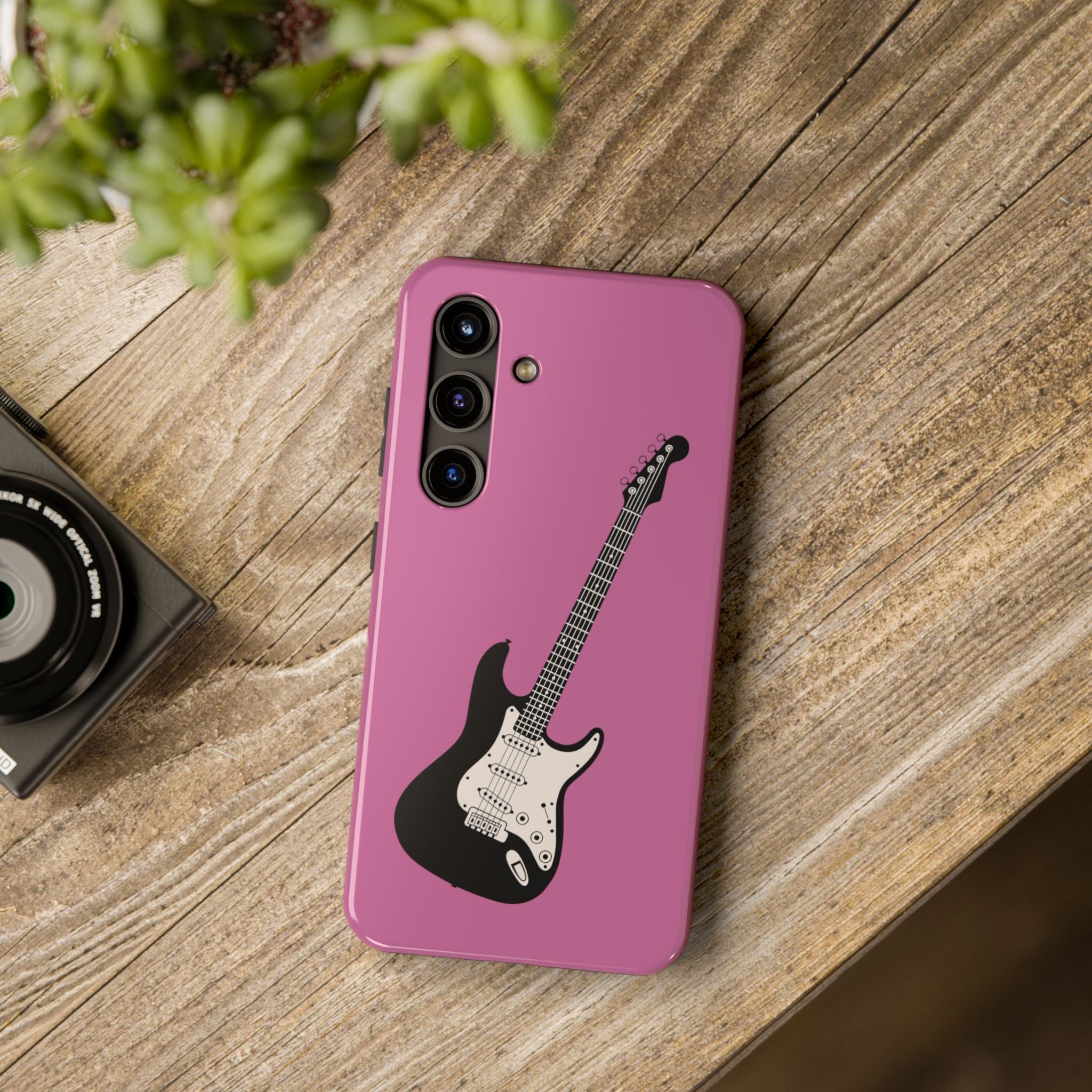 Cover Chitarra Rosa Rock Donna