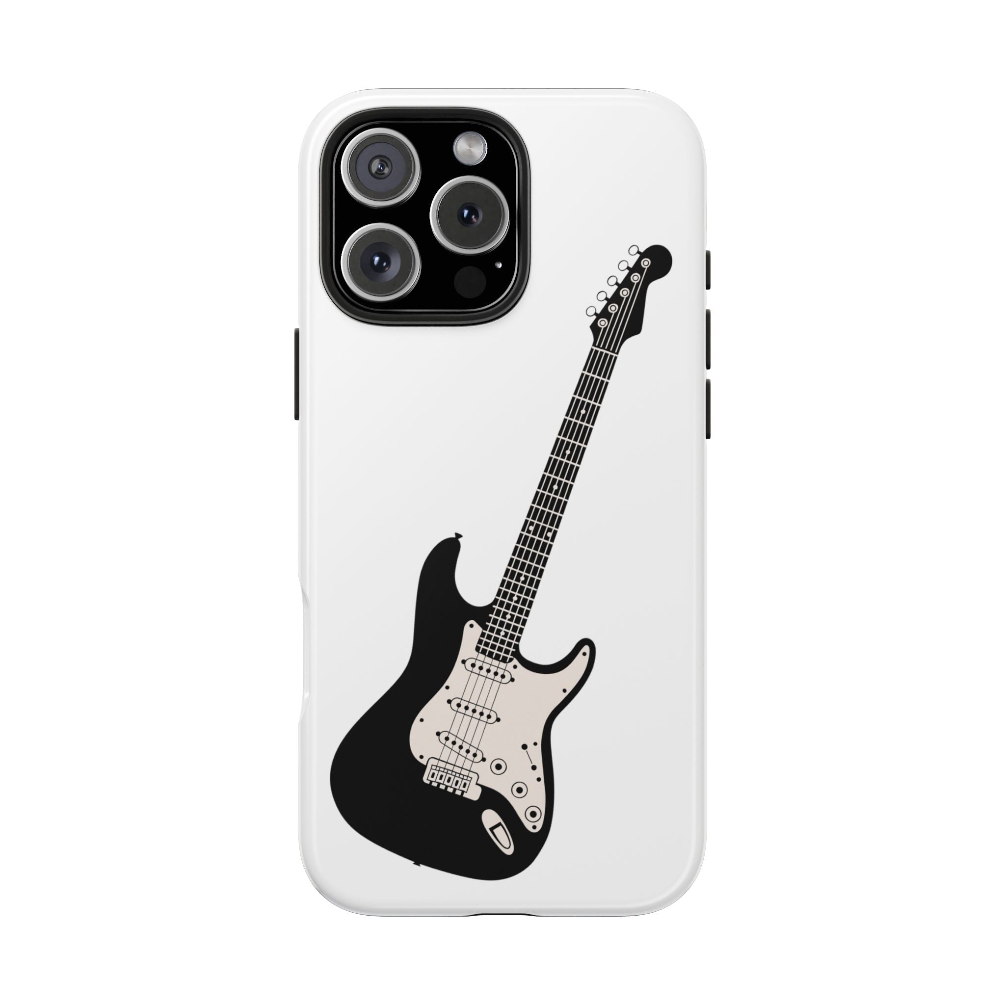 Custodia Tough con Chitarra Elettrica per iPhone Pro e Samsung Galaxy S24/S23
