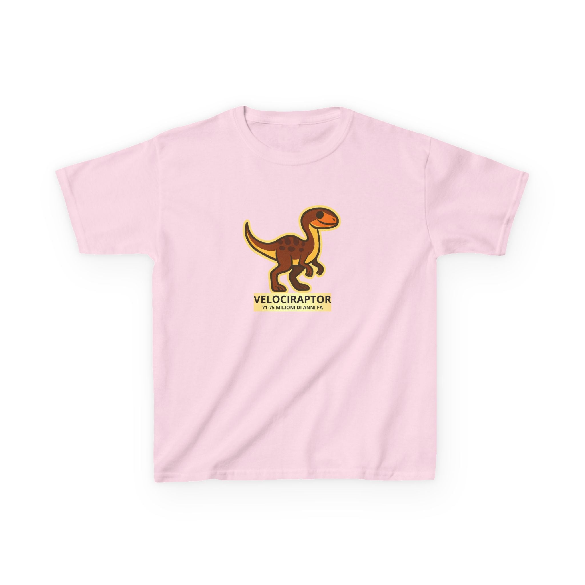 T-shirt Bambino Originale "Dino Velociraptor" | Maglietta Cotone Morbido