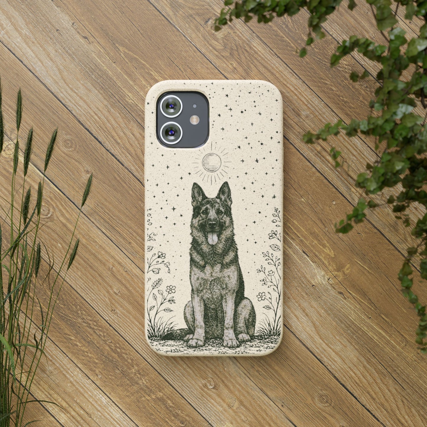 Cover iphone Biodegradabile Originale Pastore Tedesco