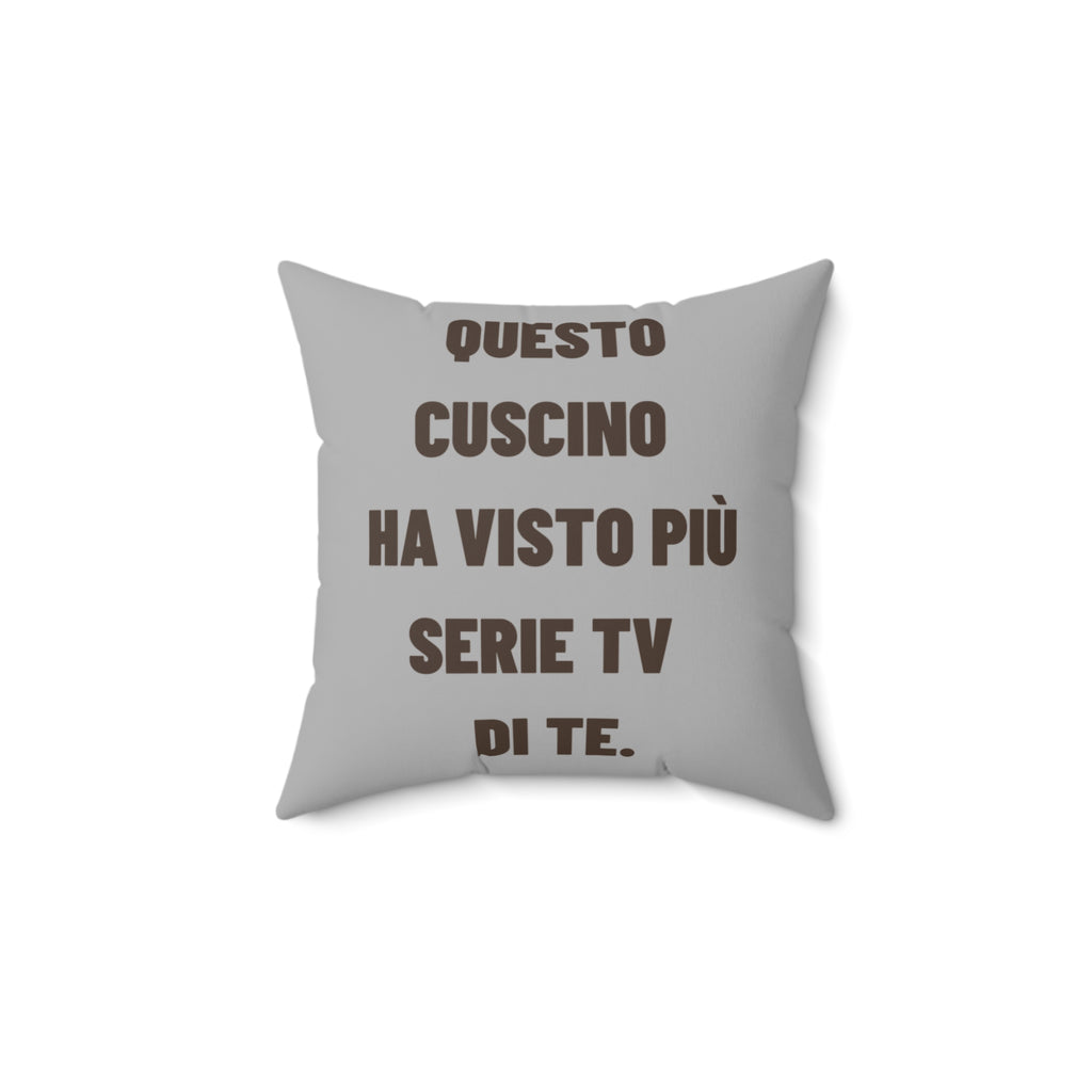 Regalo Originale cuscino,  Serie TV, Cuscino Divertente con Frase,Arredo Divano, Idea Regalo Netflix Lover, Cuscino Ironico, Binge Watching
