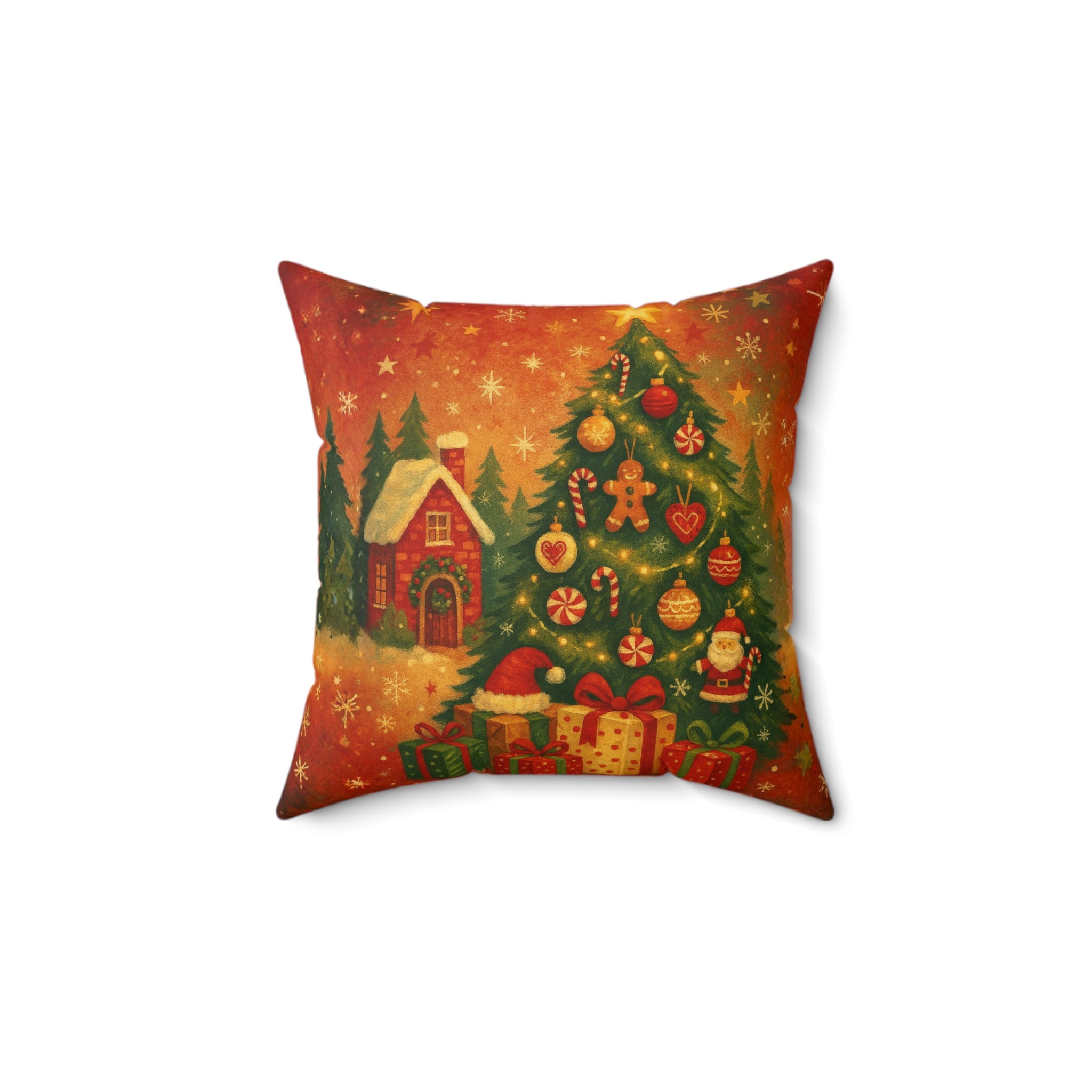 Cuscino Natale Originale "Albero Vintage"