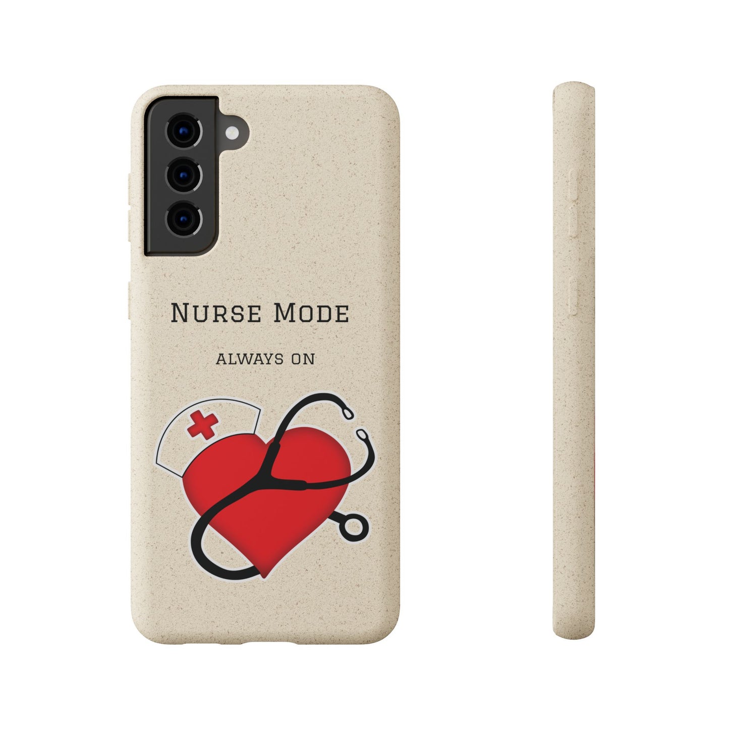 Cover Bio iPhone "Nurse Mode" (Always On) | Custodia Biodegradabile Infermiera & Dottoressa