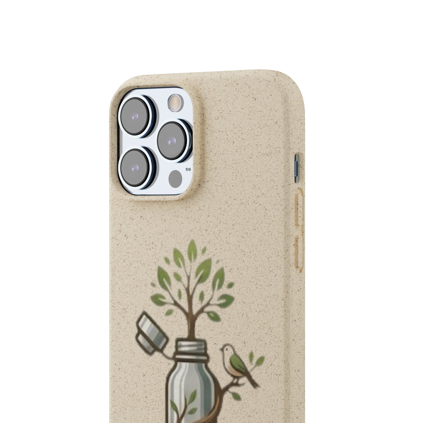 Cover Bio Originale "Rinascita Naturale" - Custodia MagSafe in Bambù & PLA