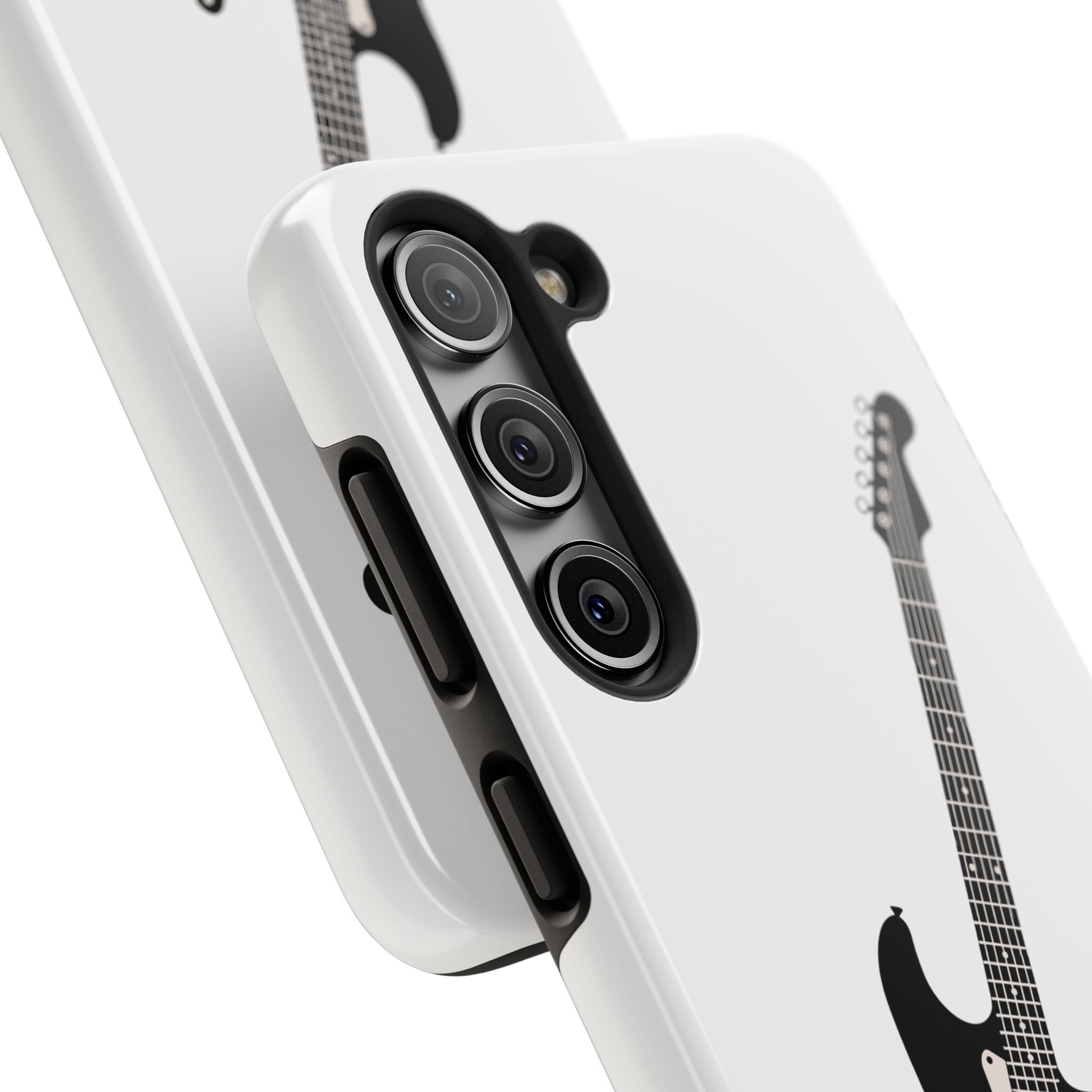 Custodia Tough con Chitarra Elettrica per iPhone Pro e Samsung Galaxy S24/S23