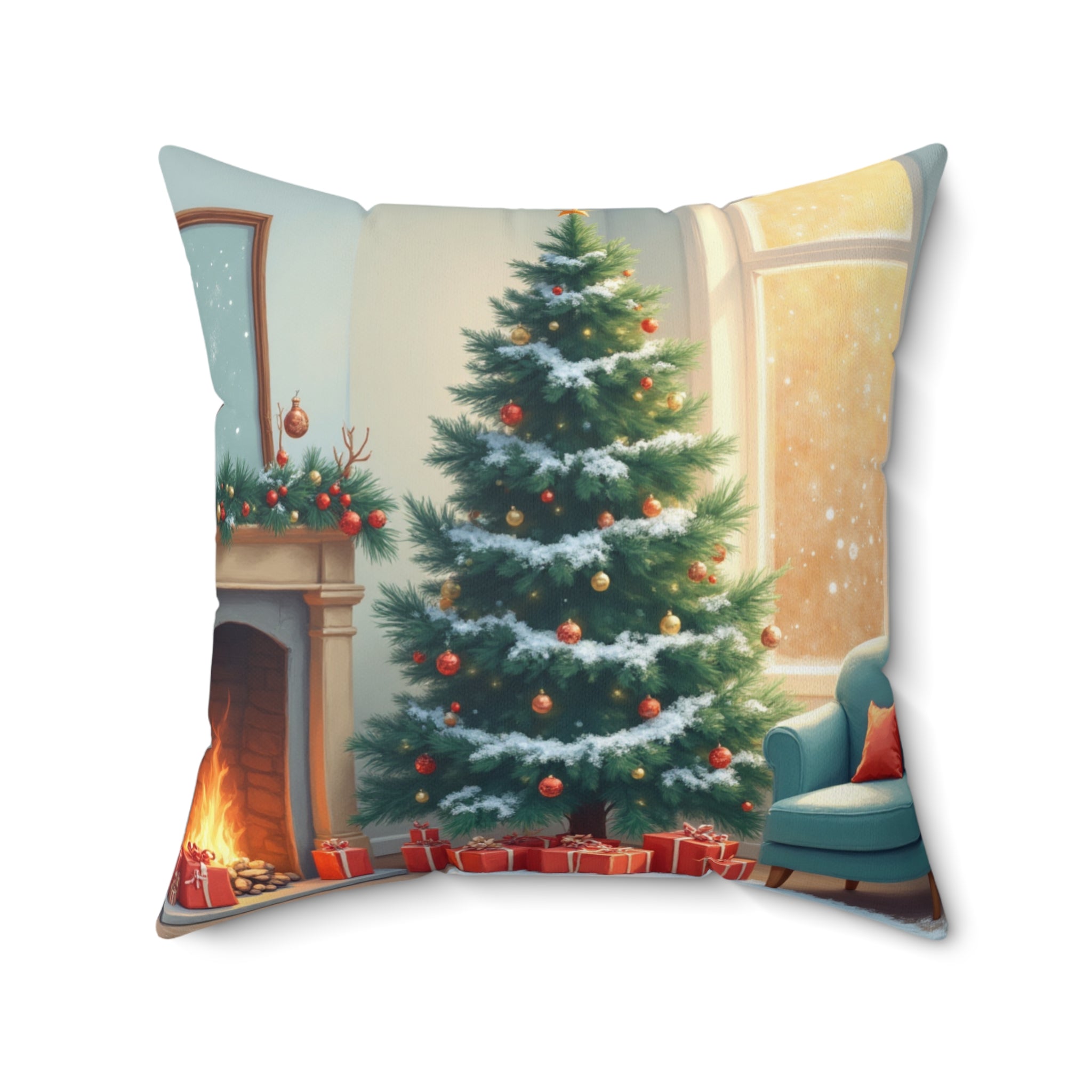 Cuscino Natale Originale "Albero delle Feste"