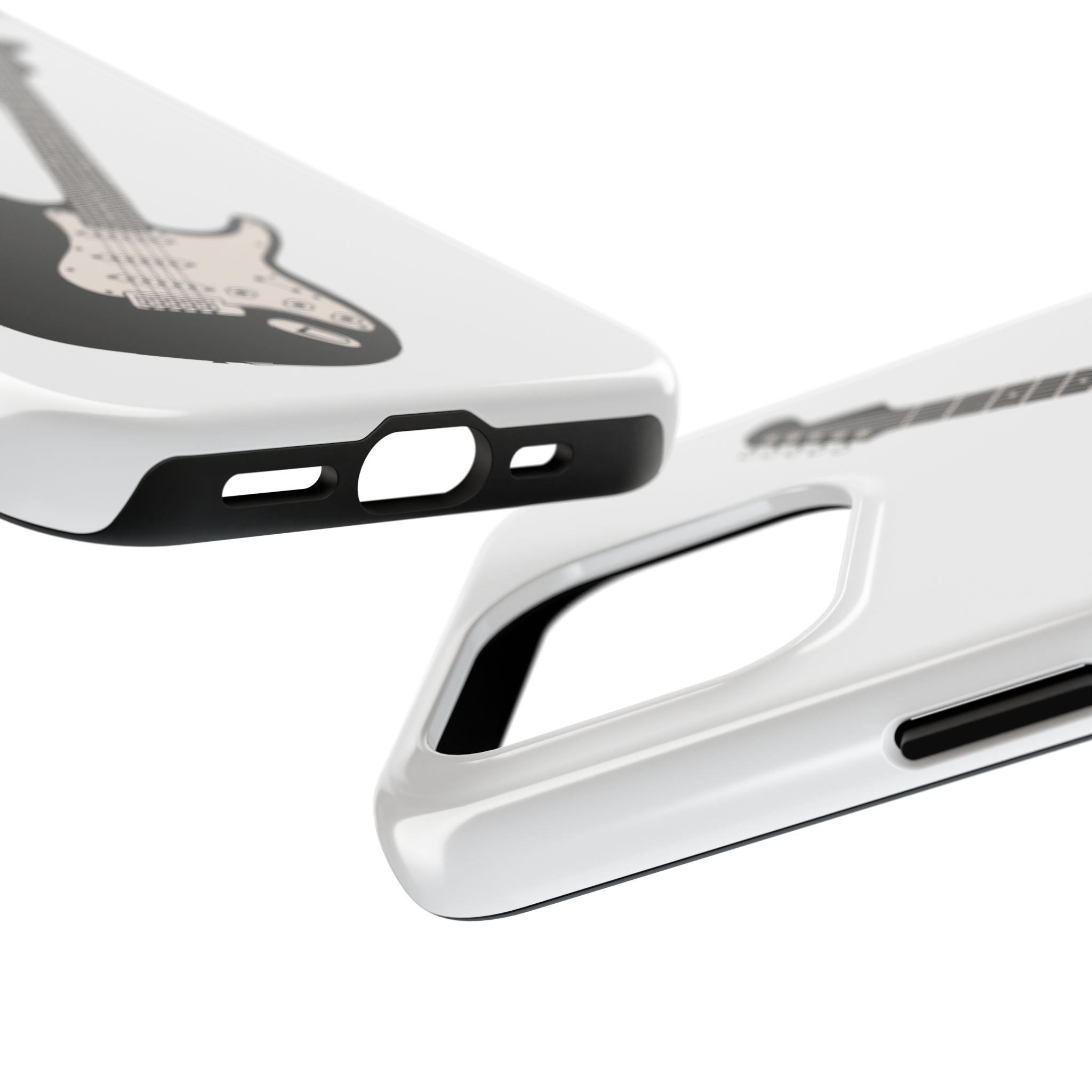 Custodia Tough con Chitarra Elettrica per iPhone Pro e Samsung Galaxy S24/S23