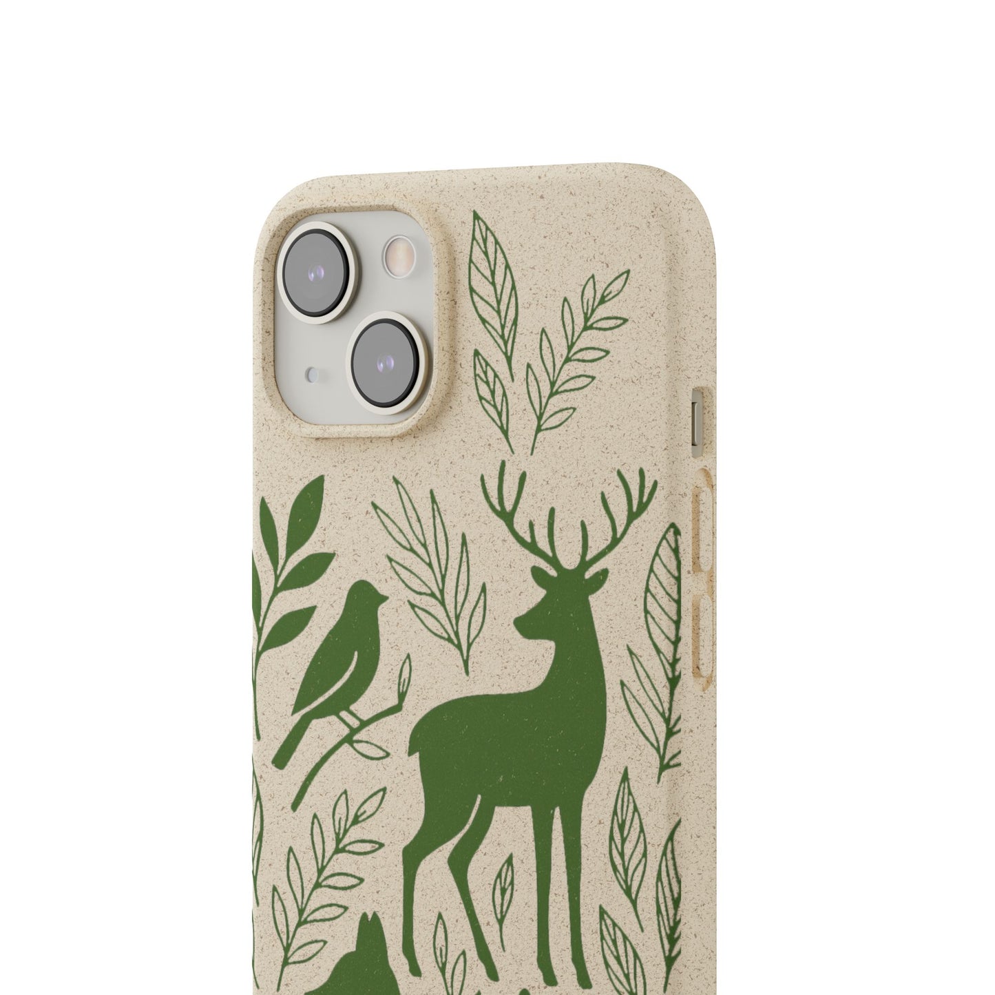 Cover Bio Originale "Animali del Bosco" - Custodia Eco in Bambù & PLA