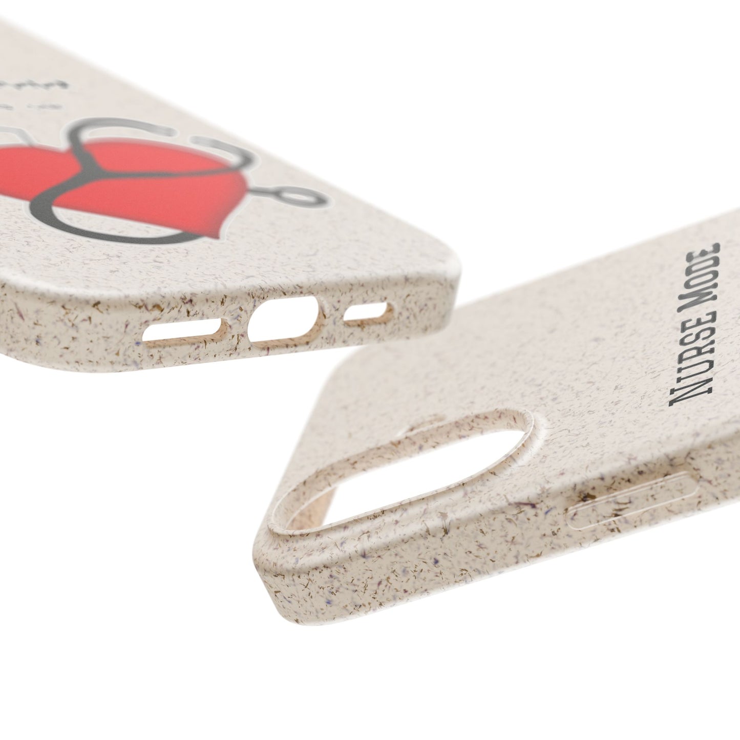 Cover Bio iPhone "Nurse Mode" (Always On) | Custodia Biodegradabile Infermiera & Dottoressa