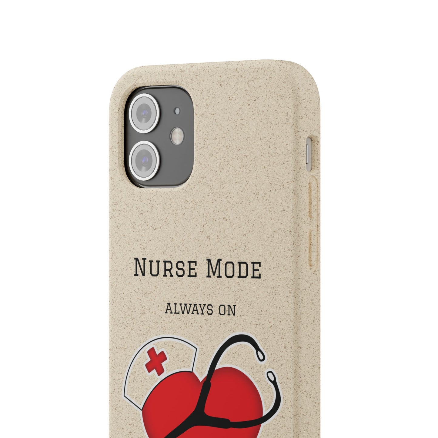 Cover Bio iPhone "Nurse Mode" (Always On) | Custodia Biodegradabile Infermiera & Dottoressa