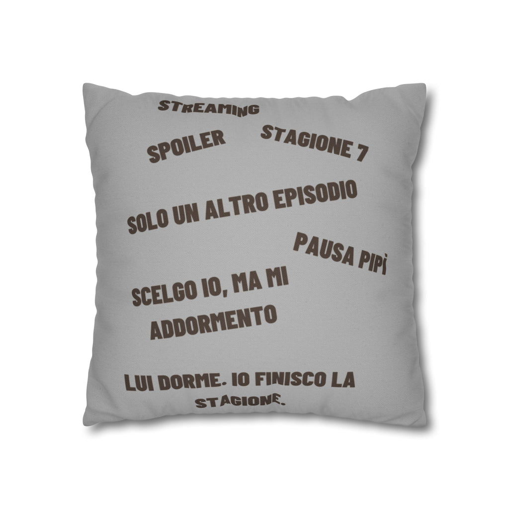 Regalo Originale cuscino,  Serie TV, Cuscino Divertente con Frase, Federa Arredo Divano, Idea Regalo Netflix Lover, Cuscino Ironico, Binge Watching