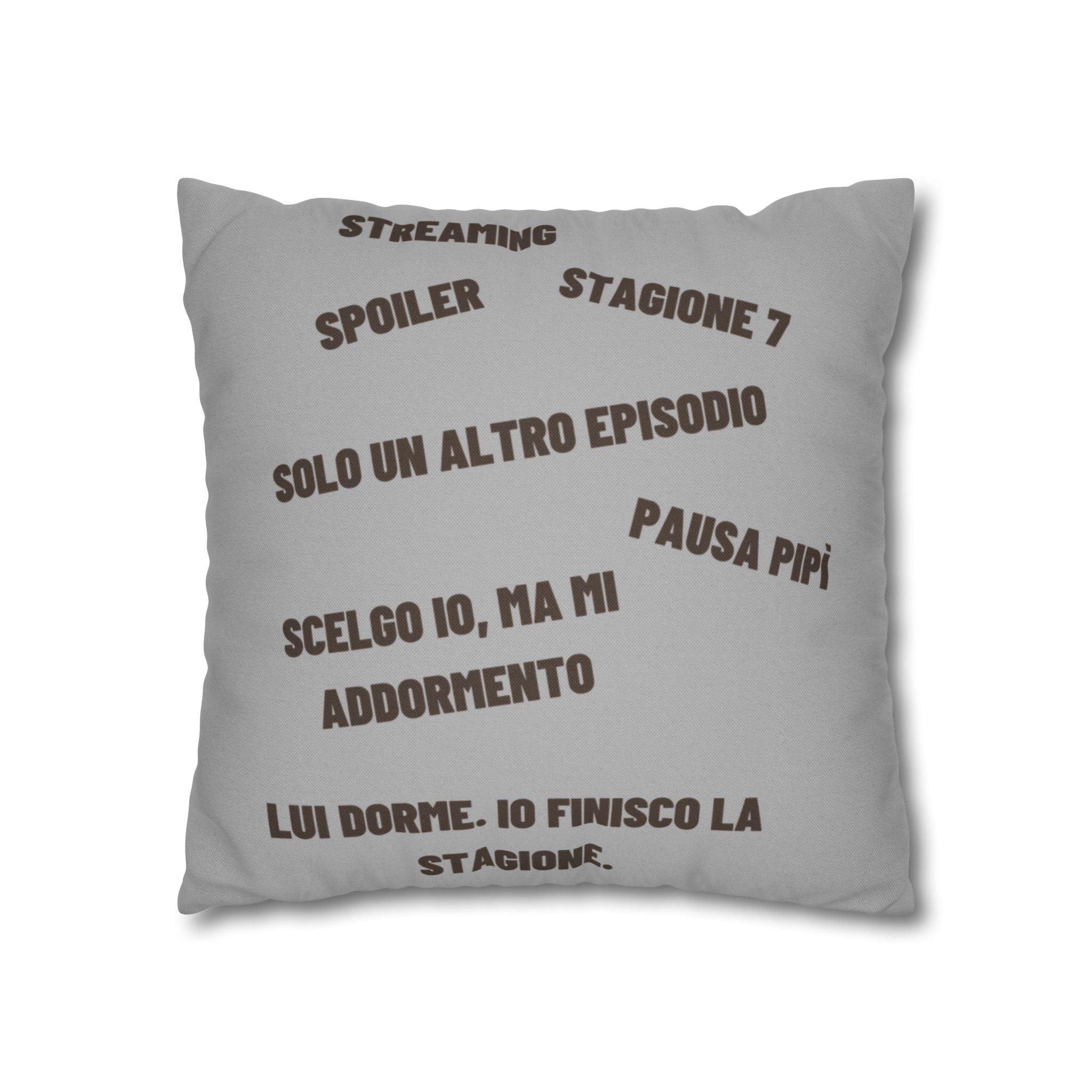 Regalo Originale cuscino,  Serie TV, Cuscino Divertente con Frase, Federa Arredo Divano, Idea Regalo Netflix Lover, Cuscino Ironico, Binge Watching