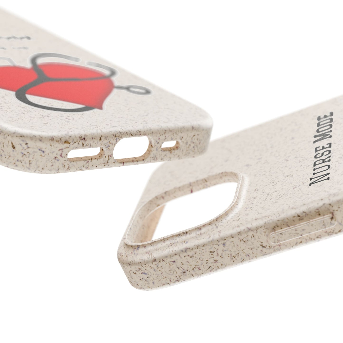 Cover Bio iPhone "Nurse Mode" (Always On) | Custodia Biodegradabile Infermiera & Dottoressa