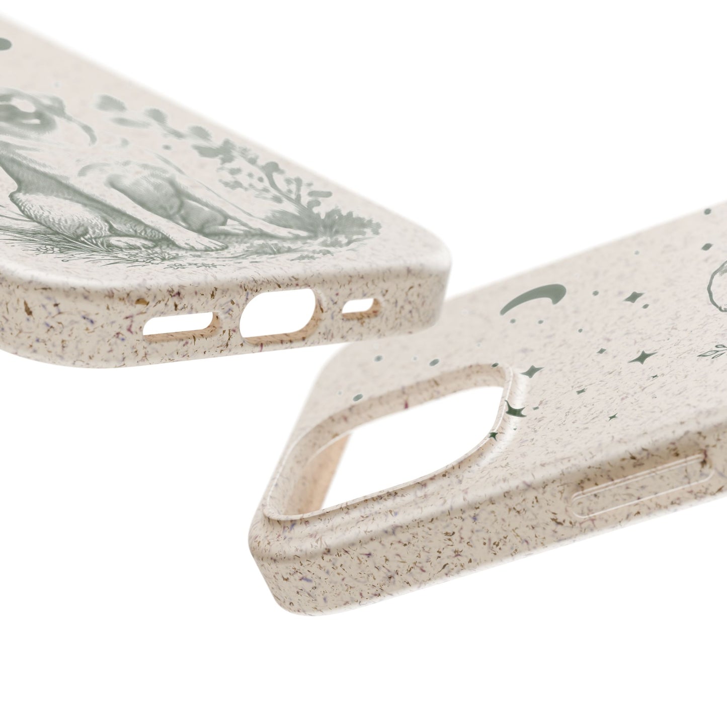 Cover iPhone Biodegradabile Labrador  – Custodia Eco in Fibra di Bambù