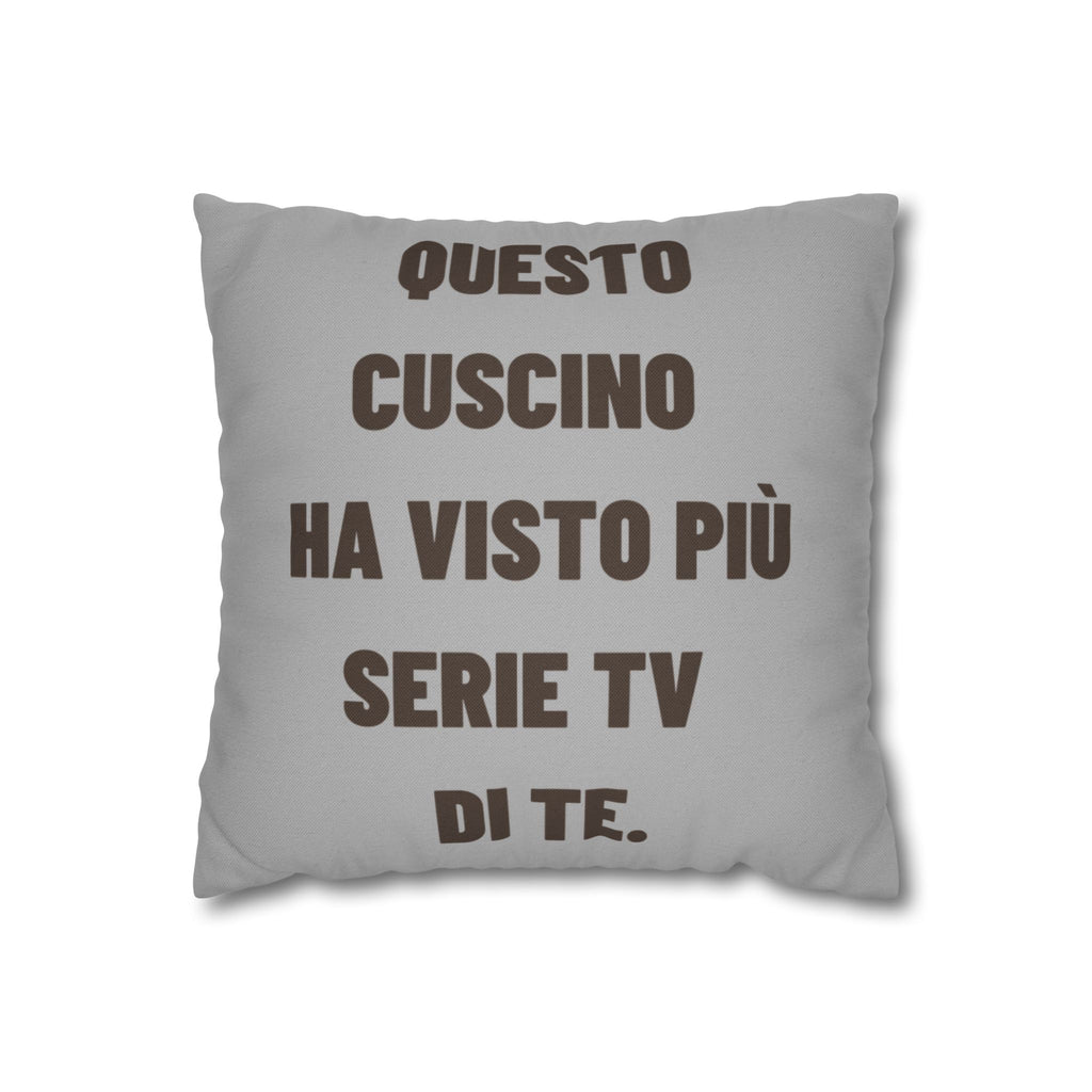 Regalo Originale cuscino,  Serie TV, Cuscino Divertente con Frase, Federa Arredo Divano, Idea Regalo Netflix Lover, Cuscino Ironico, Binge Watching