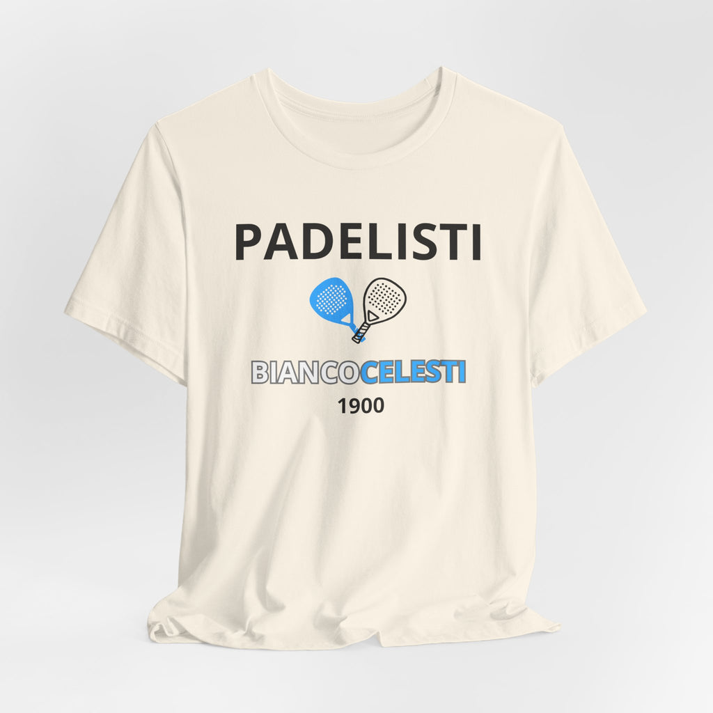 T-shirt Padel originale "Padelisti Biancocelesti" | Idea Regalo tifoso