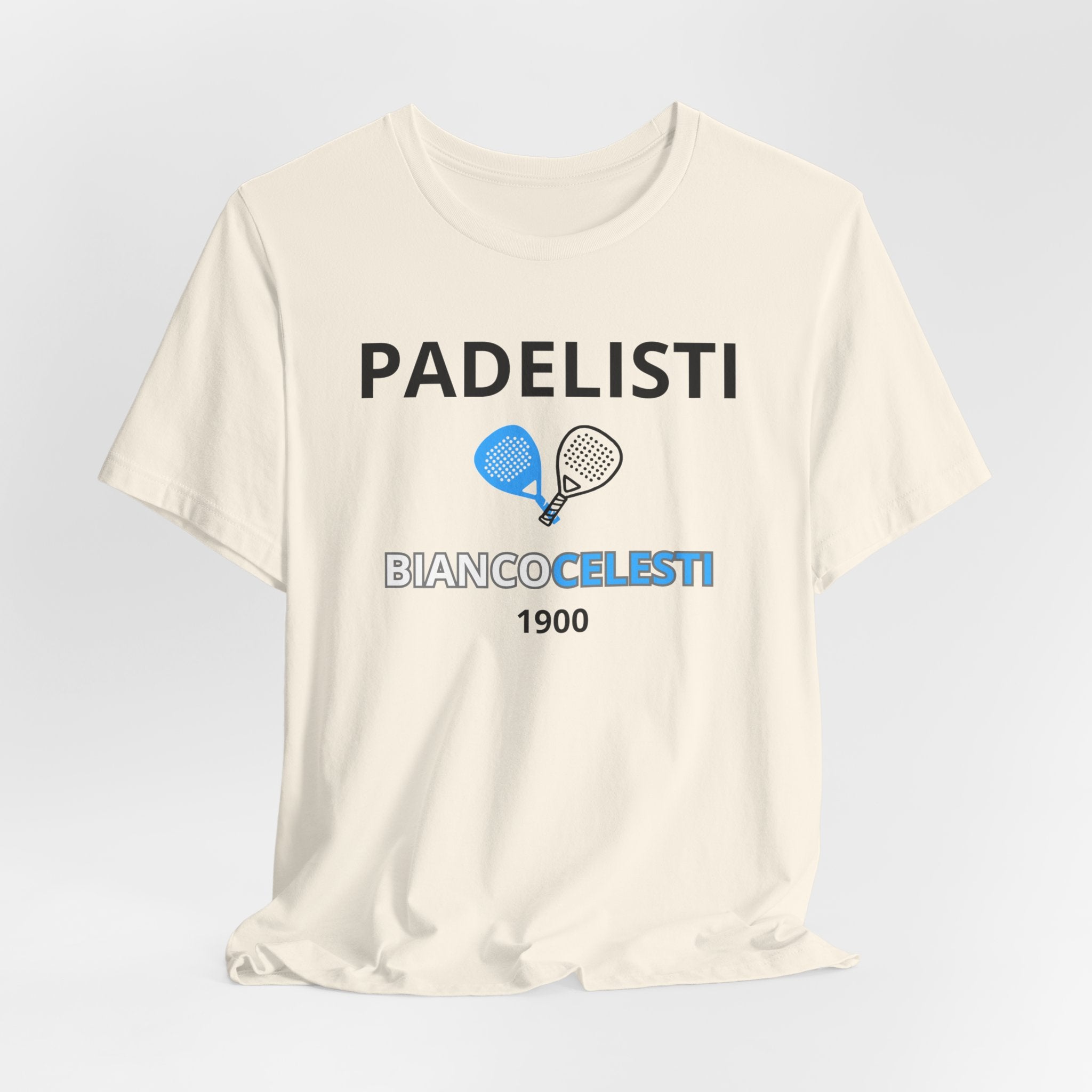 T-shirt Padel originale "Padelisti Biancocelesti" | Idea Regalo tifoso