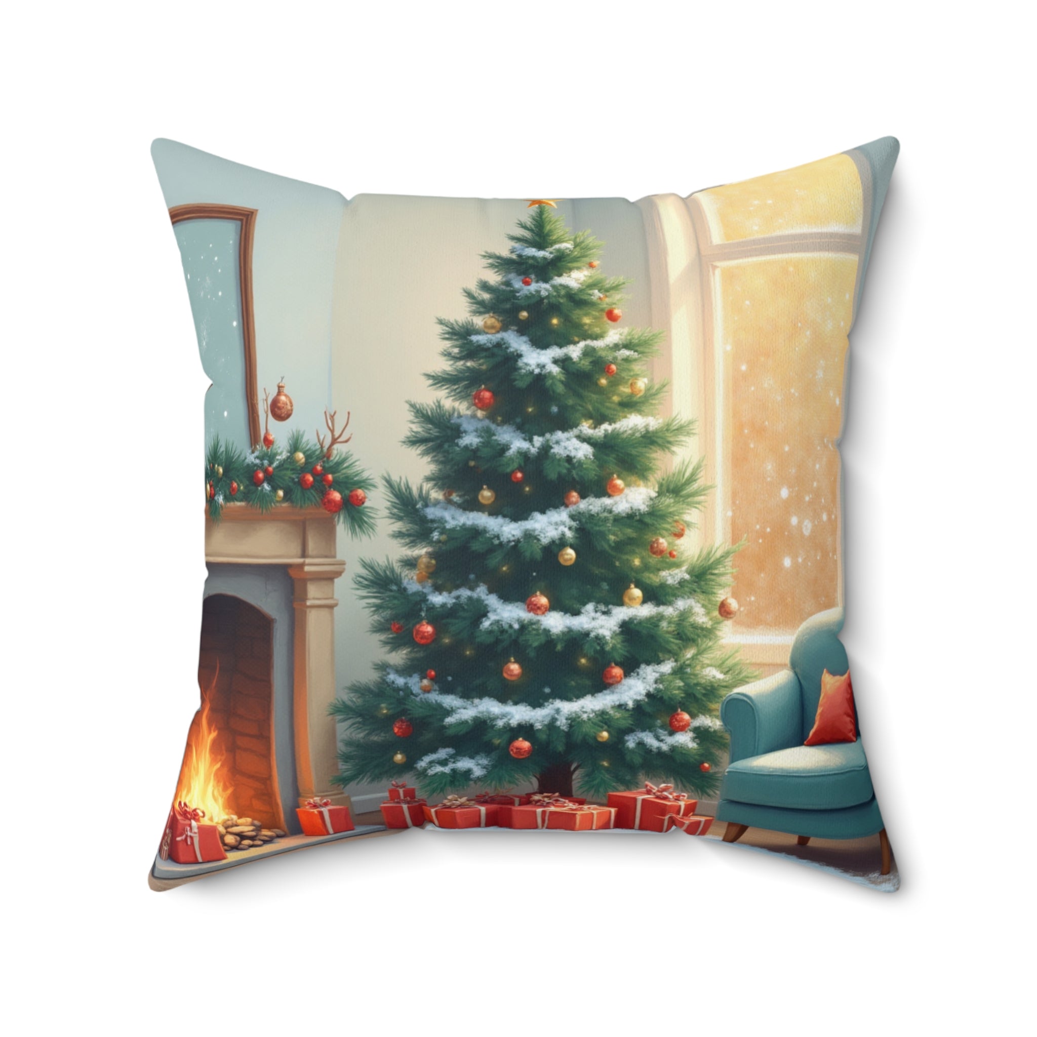 Cuscino Natale Originale "Albero delle Feste"