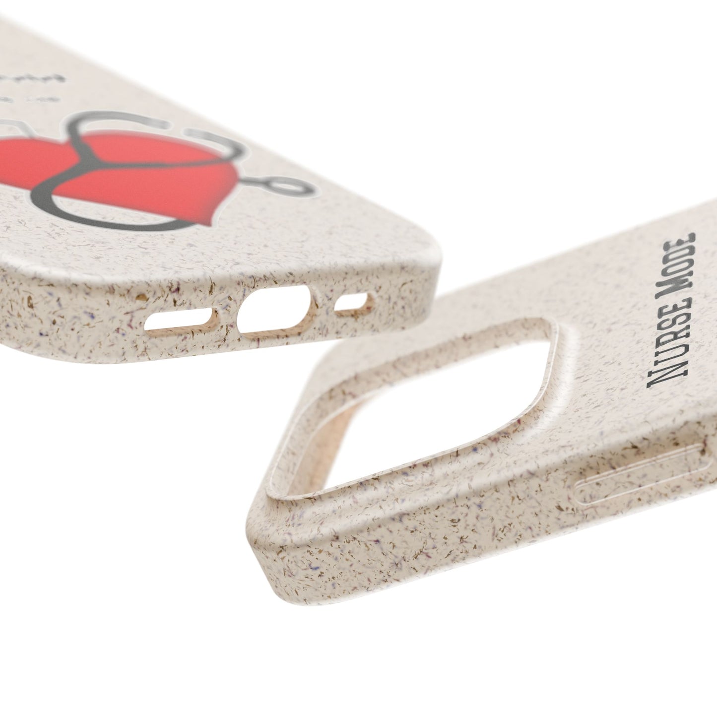 Cover Bio iPhone "Nurse Mode" (Always On) | Custodia Biodegradabile Infermiera & Dottoressa