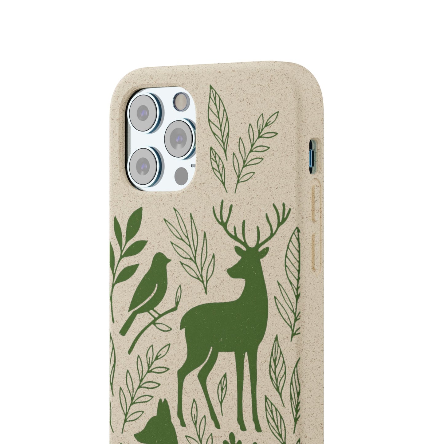 Cover Bio Originale "Animali del Bosco" - Custodia Eco in Bambù & PLA