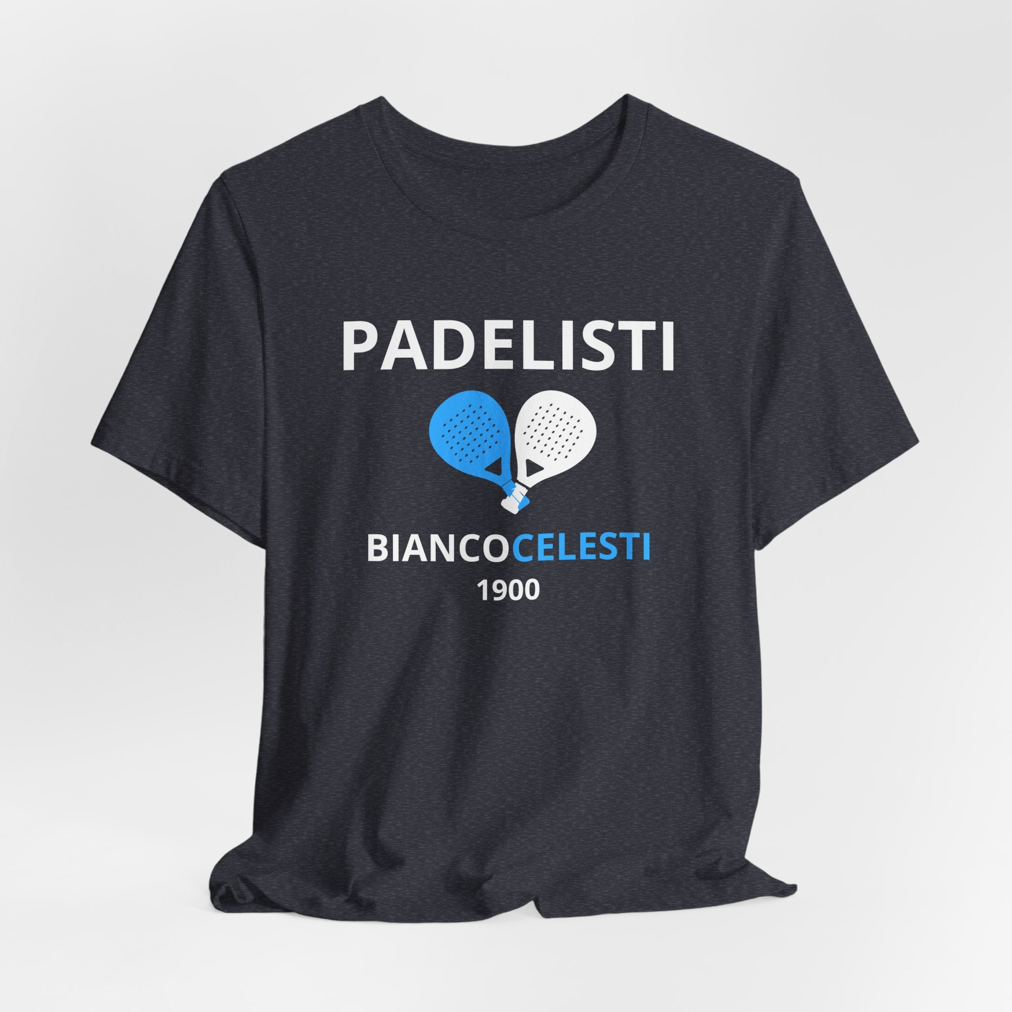 T-shirt Padel originale "Padelisti Biancocelesti" | Idea Regalo tifoso