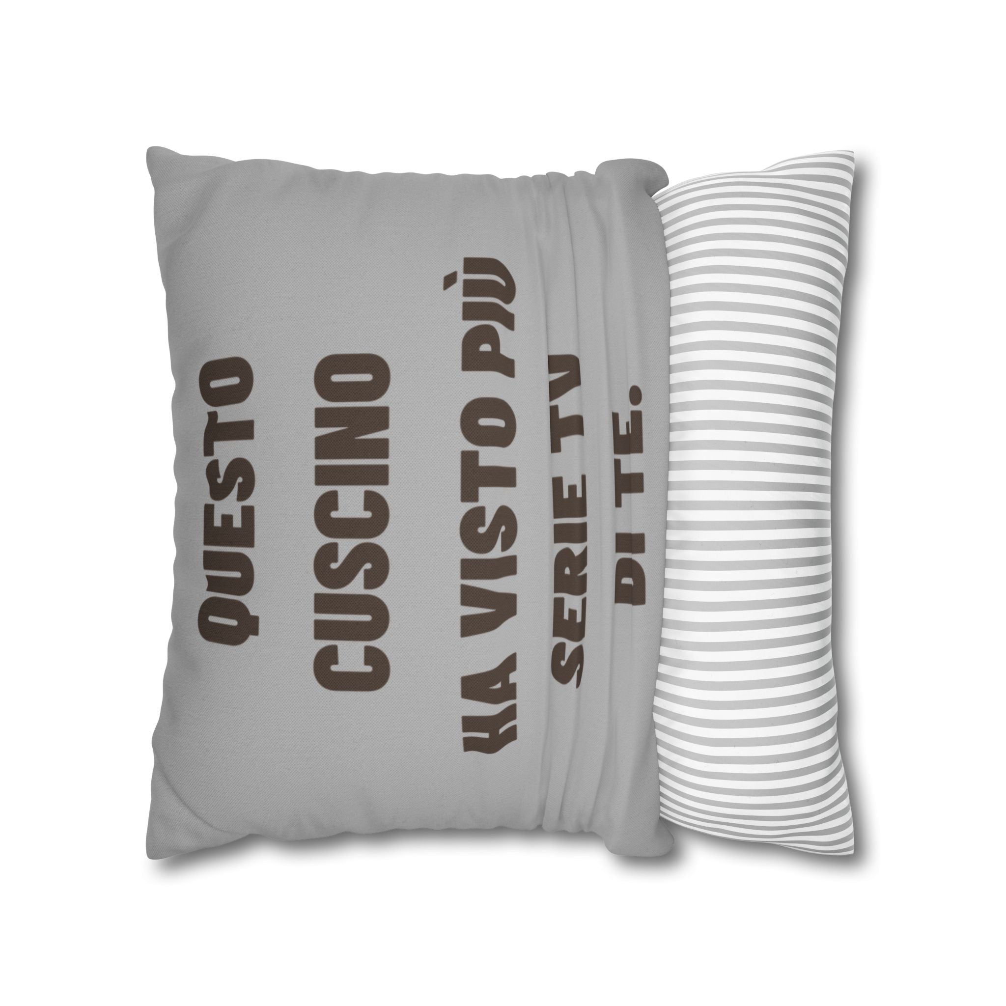 Regalo Originale cuscino,  Serie TV, Cuscino Divertente con Frase, Federa Arredo Divano, Idea Regalo Netflix Lover, Cuscino Ironico, Binge Watching