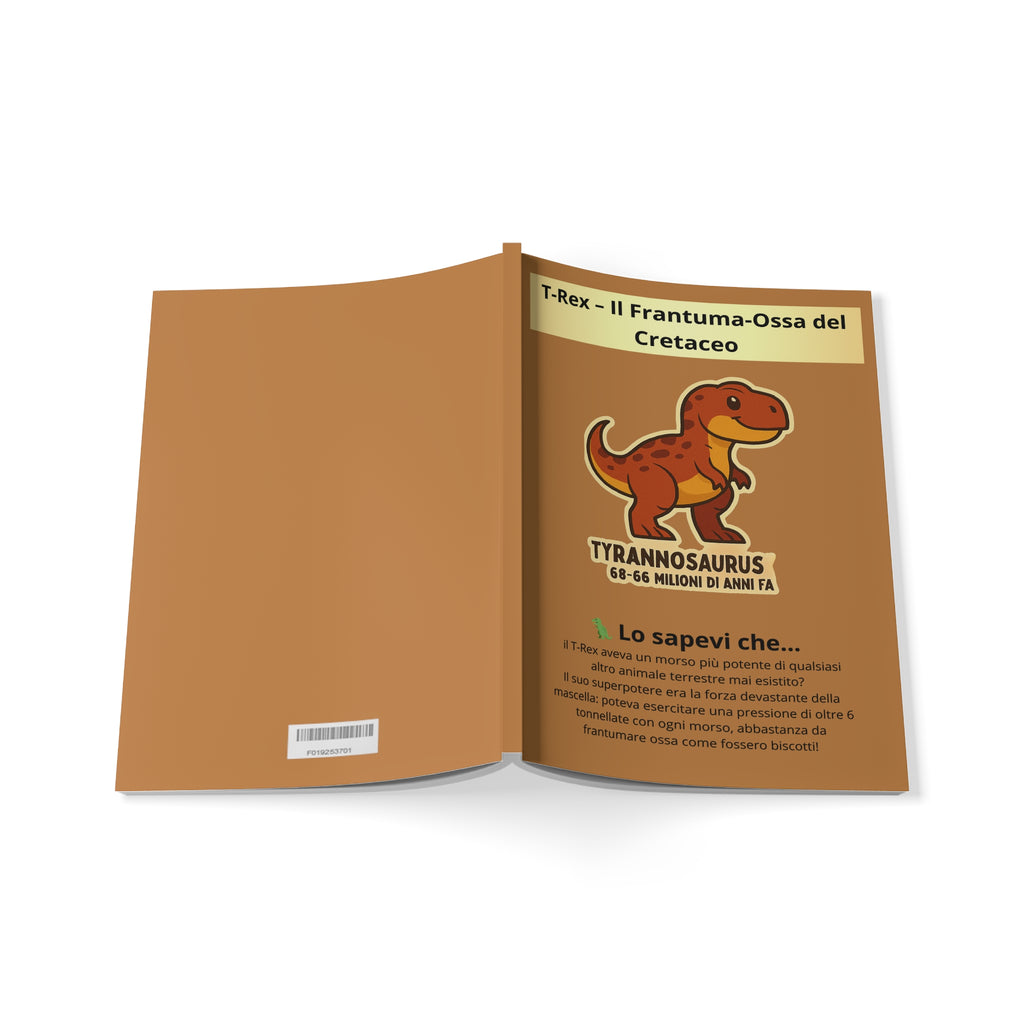 Quaderno Originale "Dino T-Rex" | Taccuino A5 Copertina Morbida