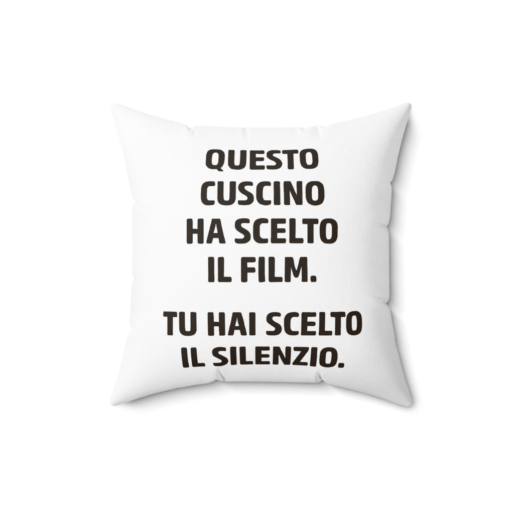 Cuscino Originale Divertente "Ha Nascosto il Telecomando"