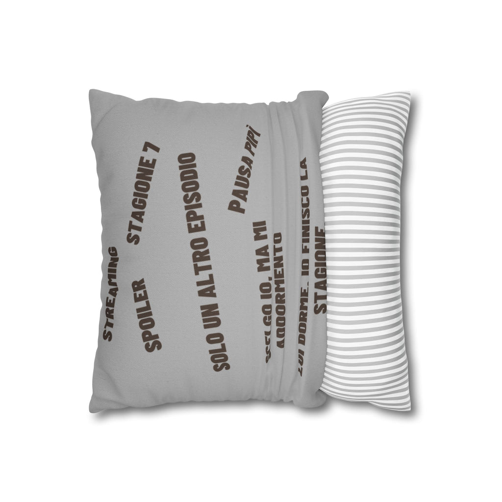 Regalo Originale cuscino,  Serie TV, Cuscino Divertente con Frase, Federa Arredo Divano, Idea Regalo Netflix Lover, Cuscino Ironico, Binge Watching