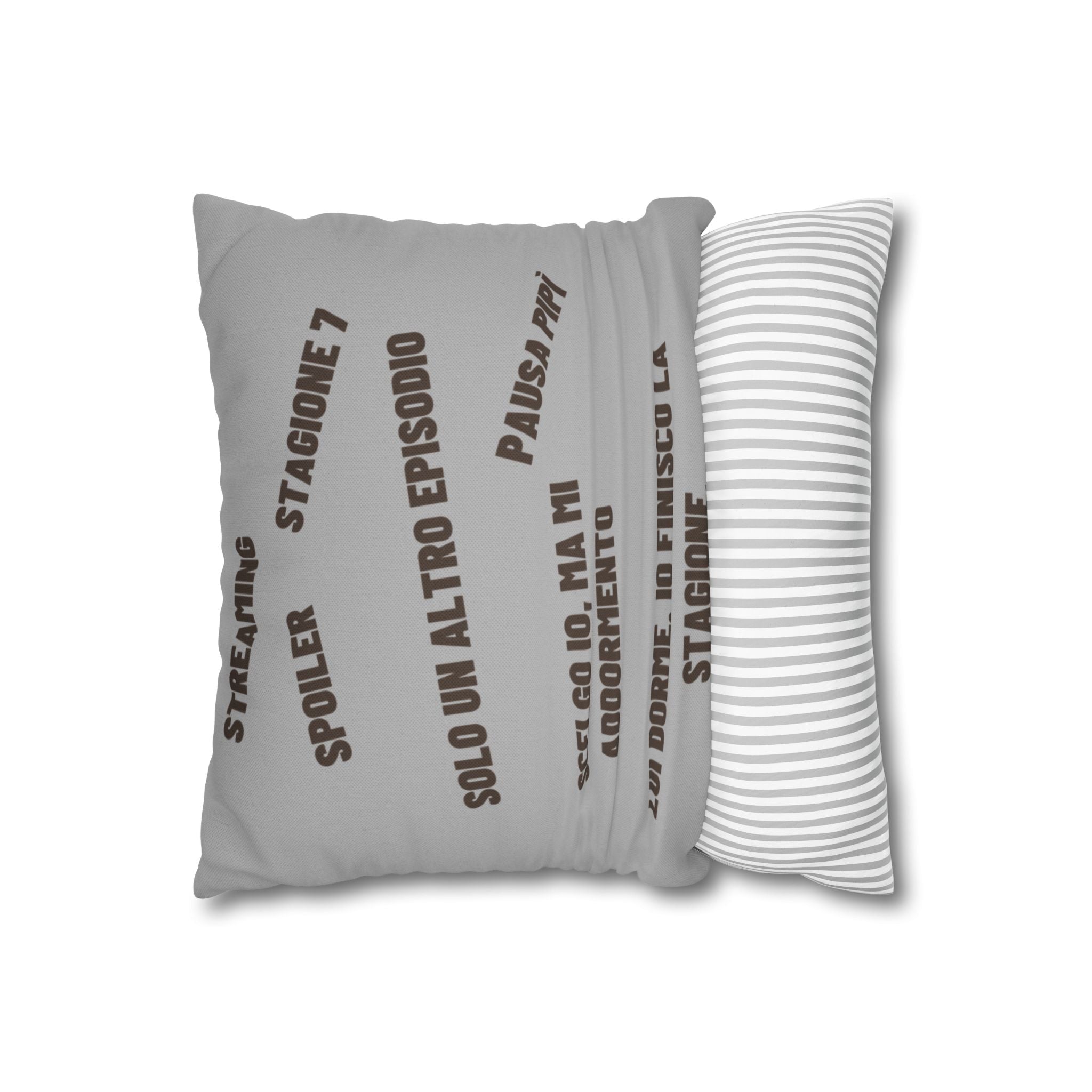 Regalo Originale cuscino,  Serie TV, Cuscino Divertente con Frase, Federa Arredo Divano, Idea Regalo Netflix Lover, Cuscino Ironico, Binge Watching