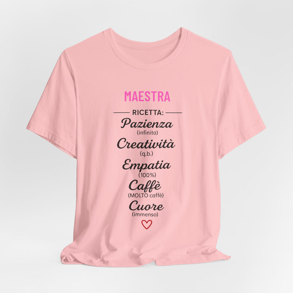 T-shirt Maestra Originale "La Ricetta"