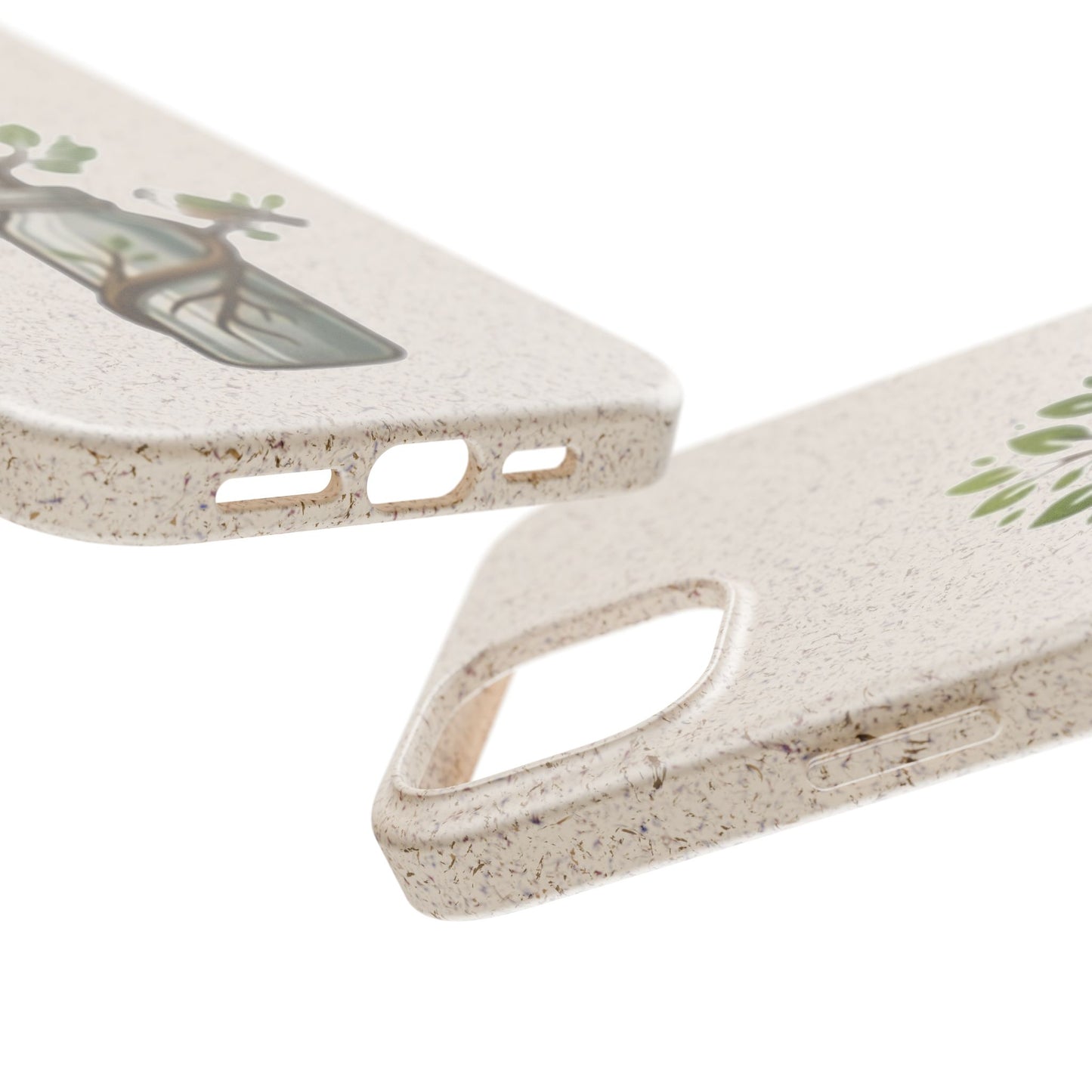 Cover Bio Originale "Rinascita Naturale" - Custodia MagSafe in Bambù & PLA