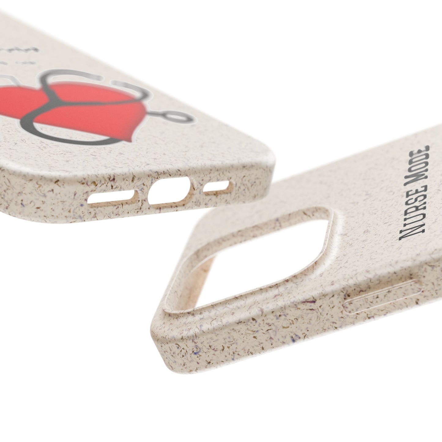 Cover Bio iPhone "Nurse Mode" (Always On) | Custodia Biodegradabile Infermiera & Dottoressa