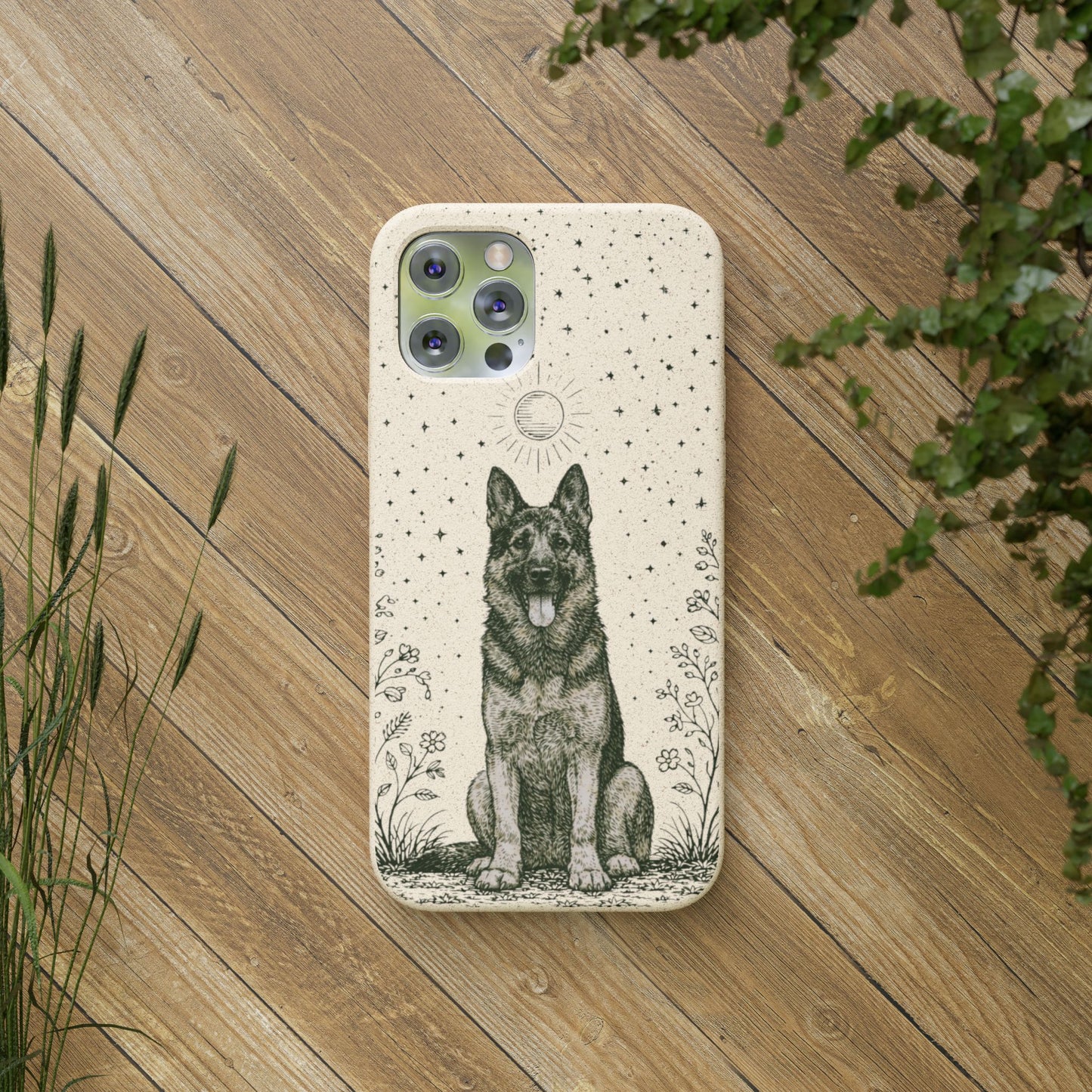 Cover iphone Biodegradabile Originale Pastore Tedesco