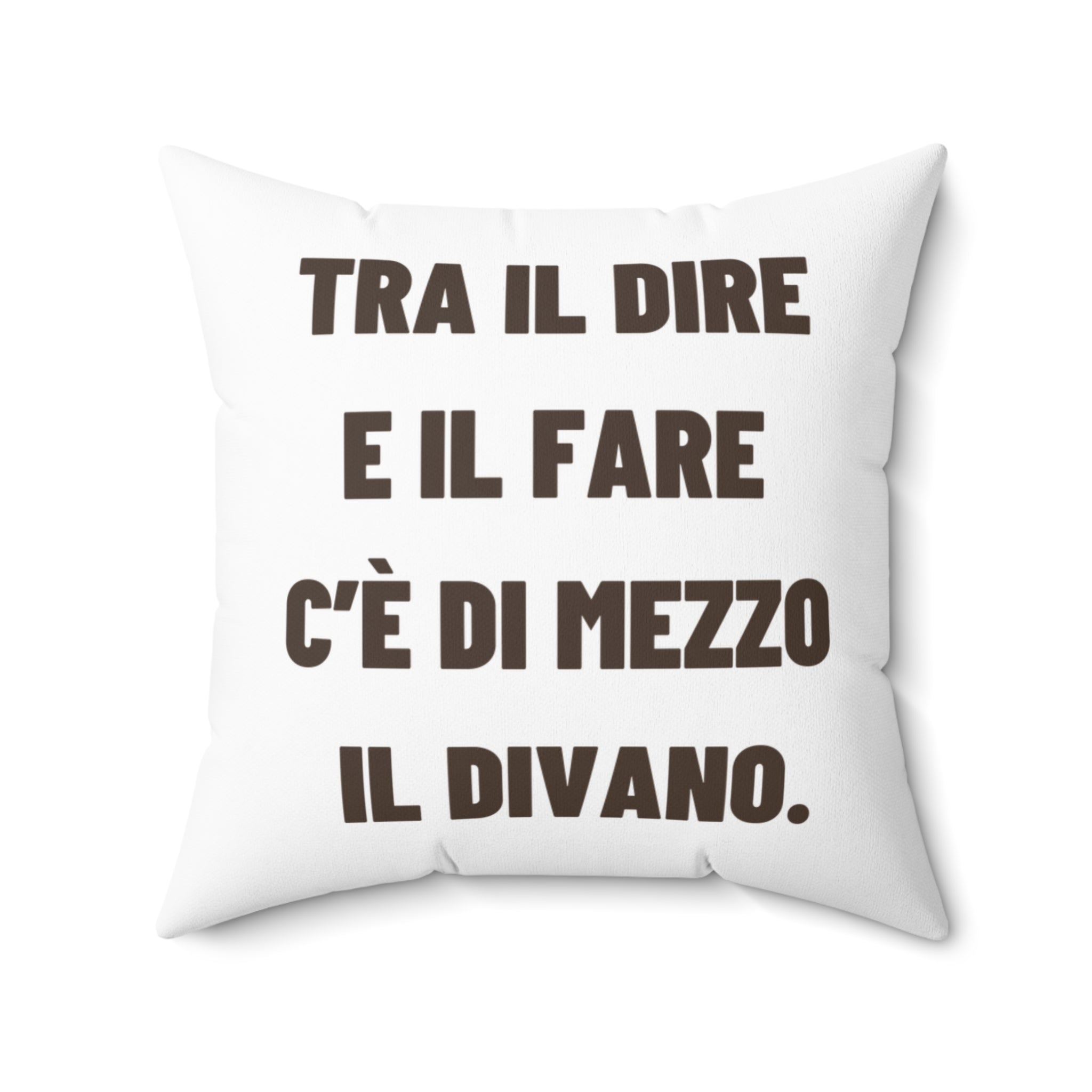 Regalo Originale Casa, Cuscino Divertente con Frase, Arredo Divano, Idea Regalo Procrastinatori, Cuscino Ironico, Italian Quote