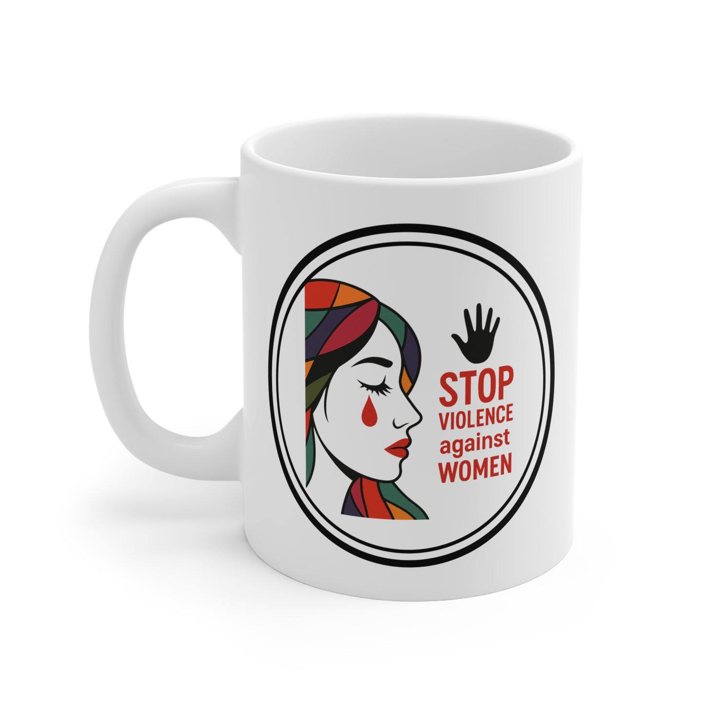 Tazza Stop Violenza Donne Originale - Mug Ceramica Diritti