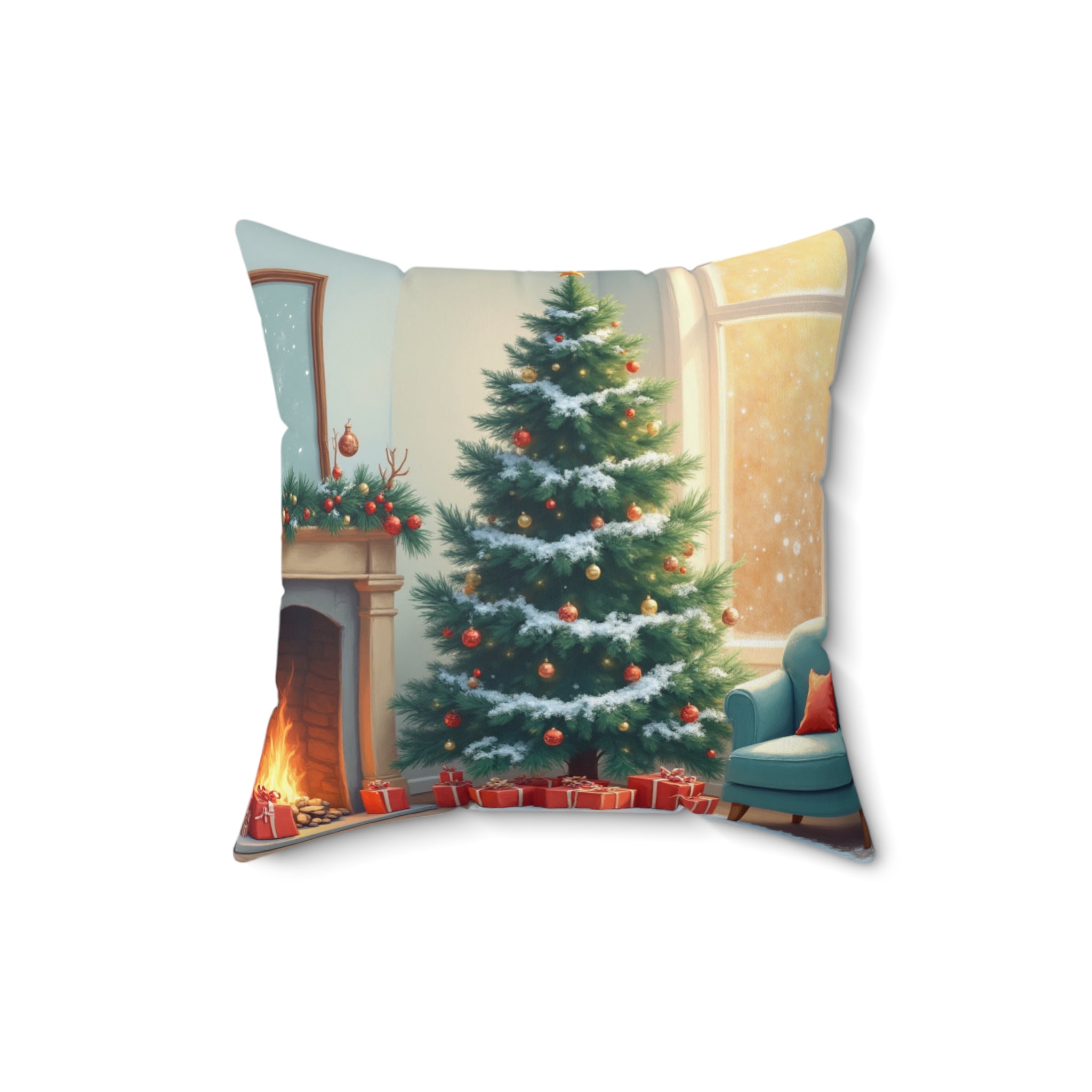 Cuscino Natale Originale "Albero delle Feste"