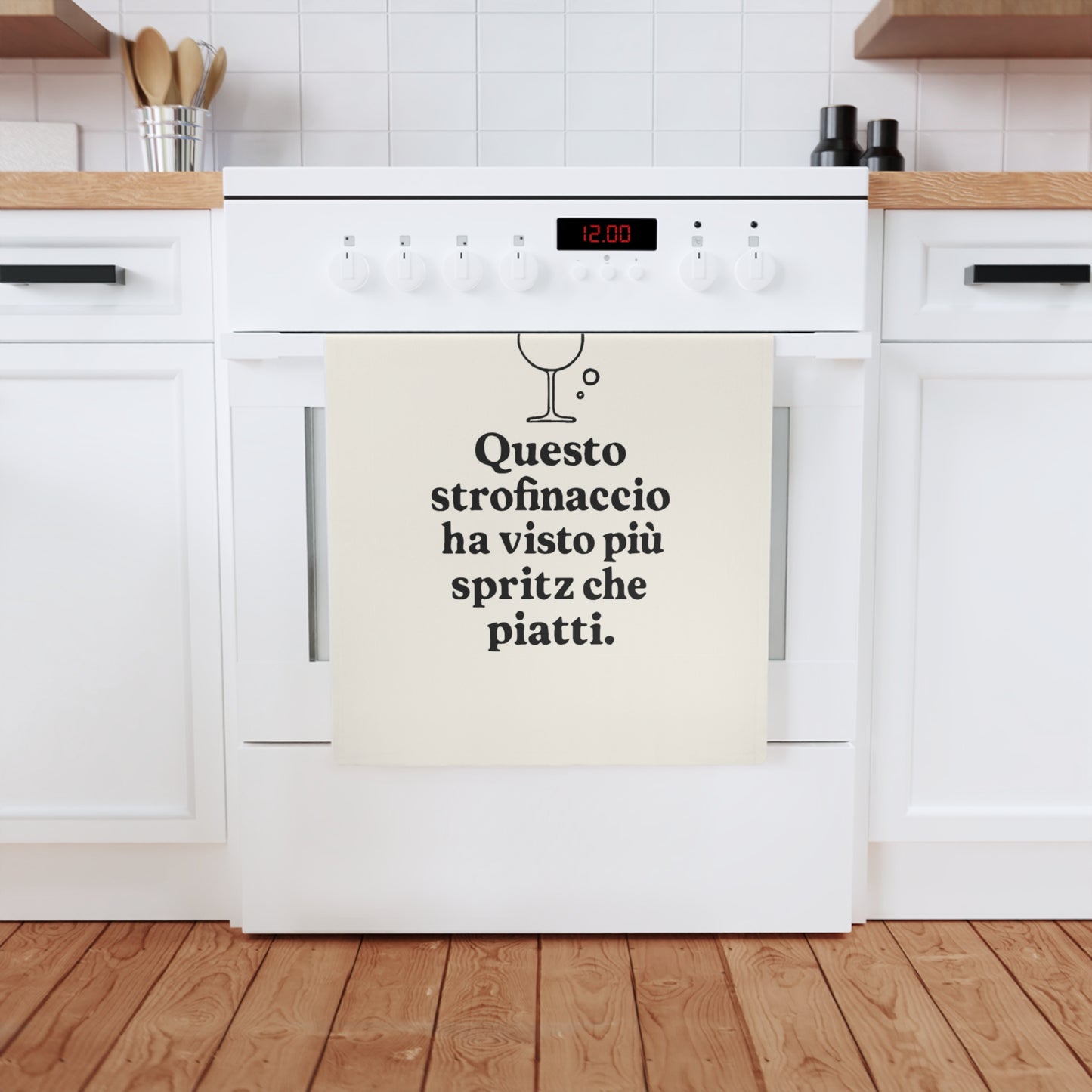 Strofinaccio Originale Cucina & Aperitivo | 100% Cotone Biologico No Plastica