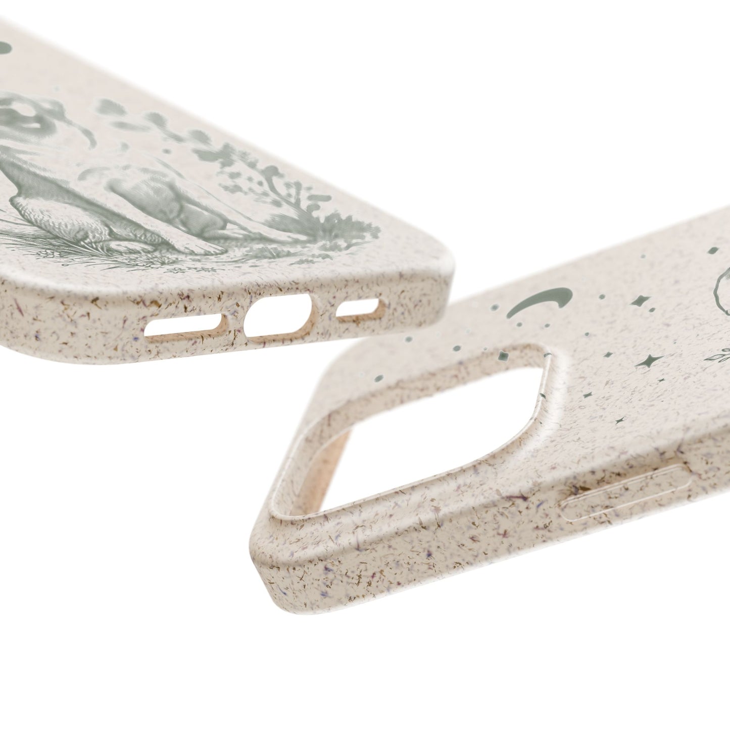 Cover iPhone Biodegradabile Labrador  – Custodia Eco in Fibra di Bambù