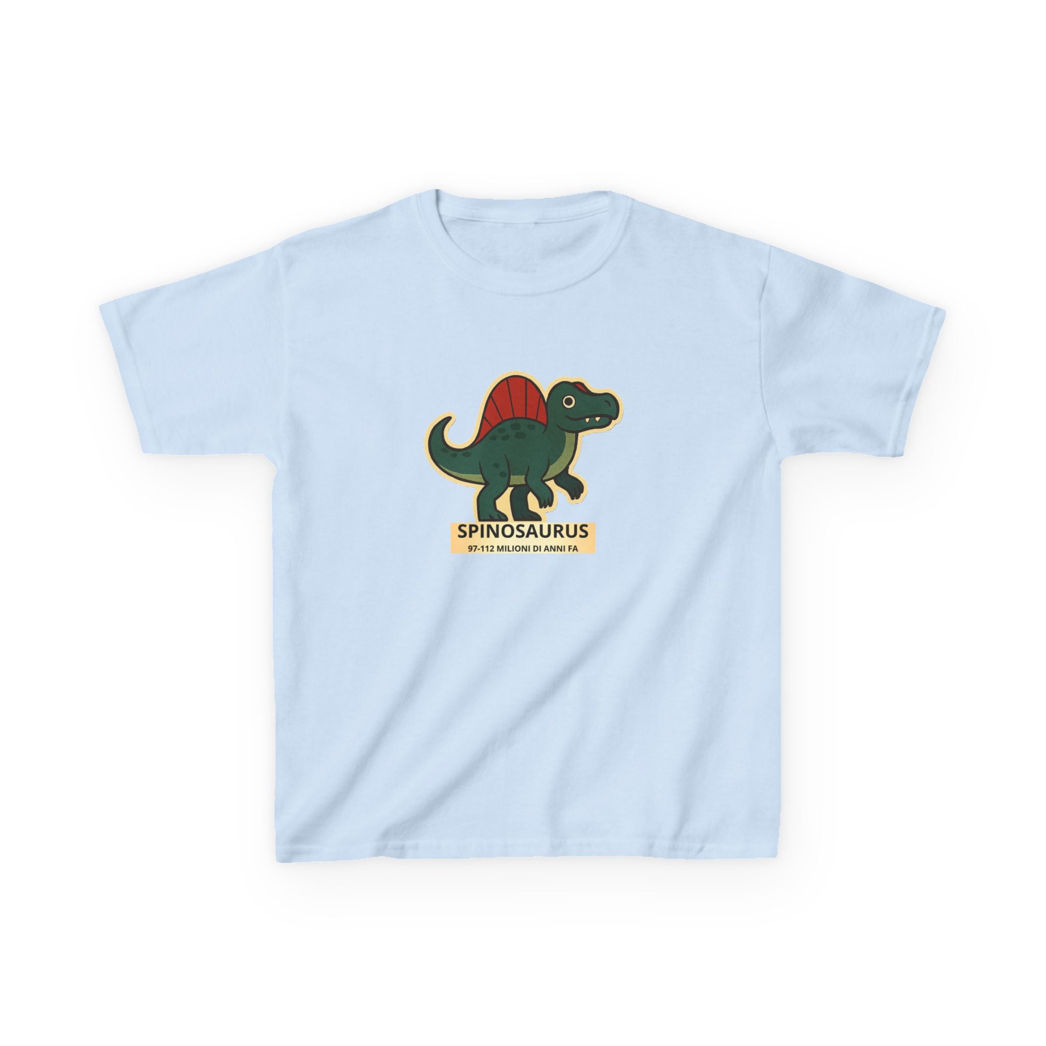 T-shirt Bambino Originale "Dino Spinosaurus" | Maglietta Cotone Morbido