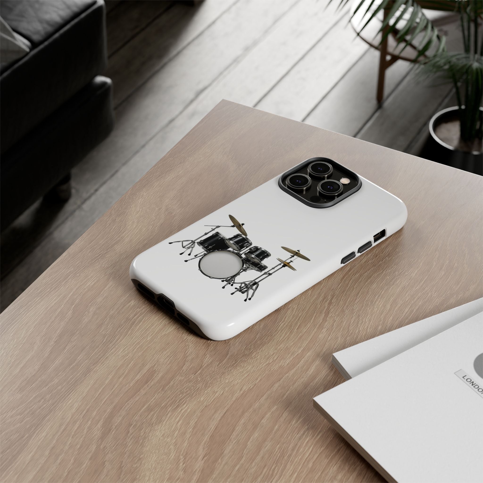 Cover Originale "Batteria Vintage" | Custodia Telefono Batterista