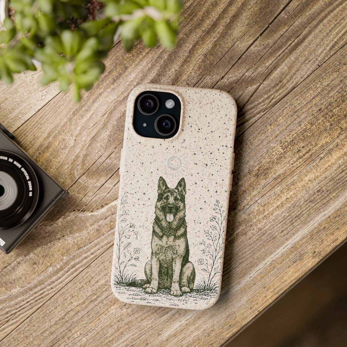 Cover iphone Biodegradabile Originale Pastore Tedesco