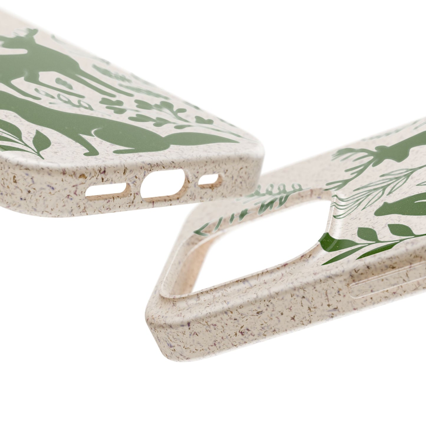 Cover Bio Originale "Animali del Bosco" - Custodia Eco in Bambù & PLA